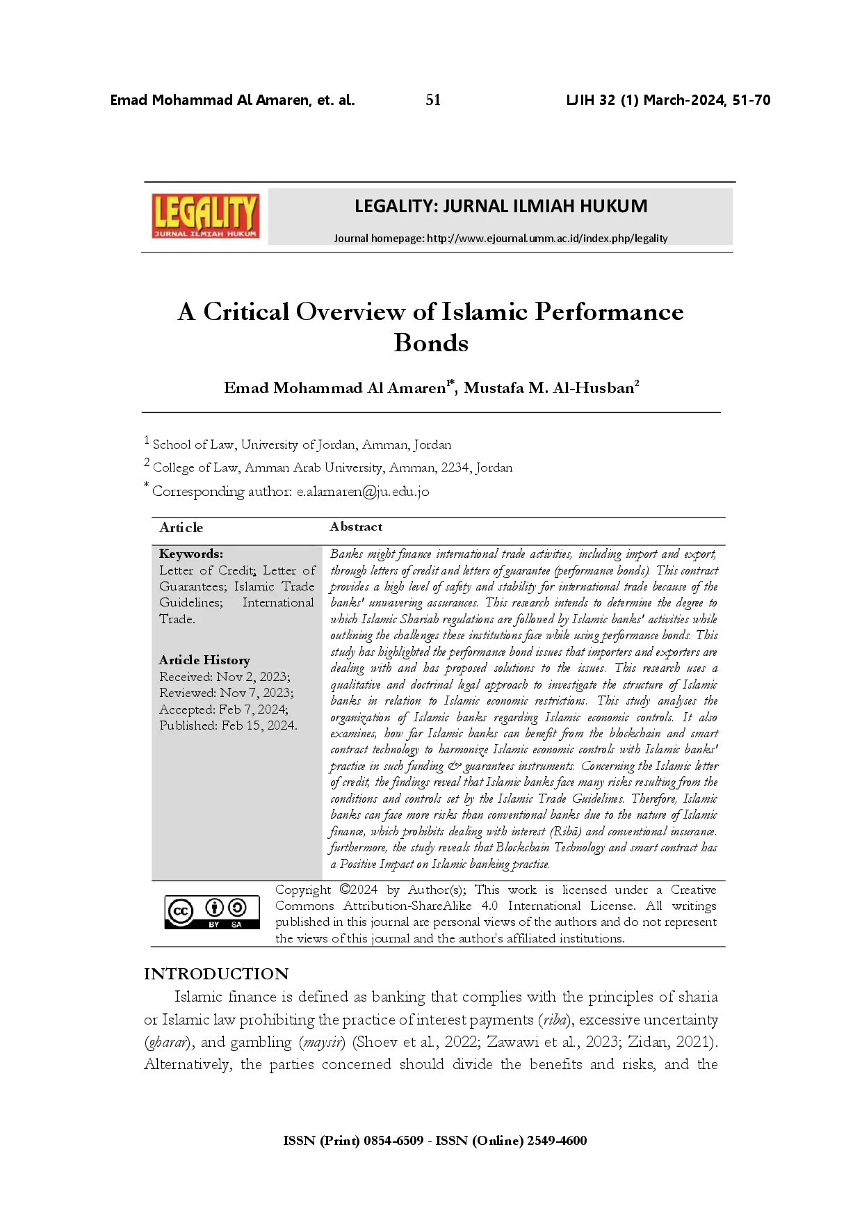 juris A critical overview of Islamic Performance Bonds
