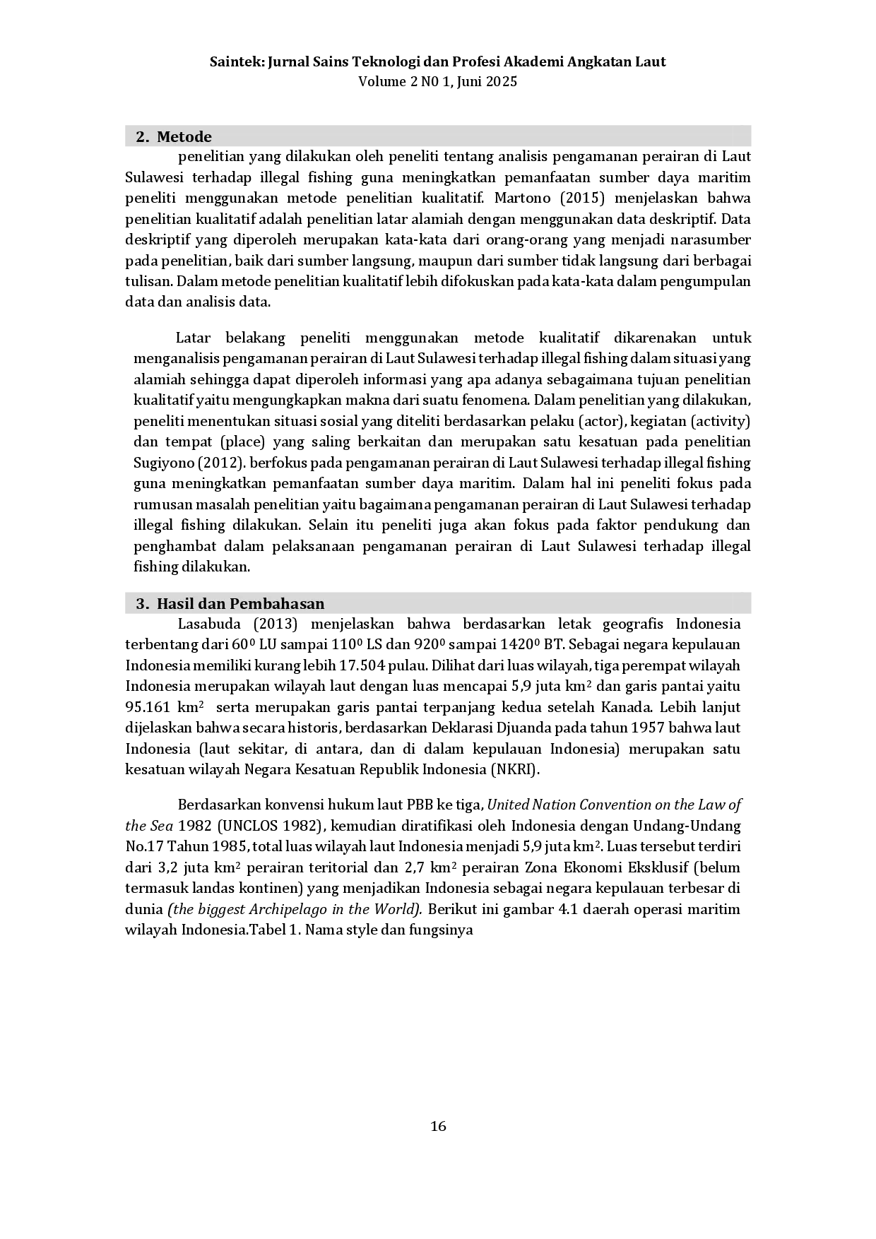 juris Analisis Pengamanan Perairan Di Laut Sulawesi Terhadap Illegal Fishing Guna Meningkatkan Pemanfaatan Potensi Sumber Daya Maritim