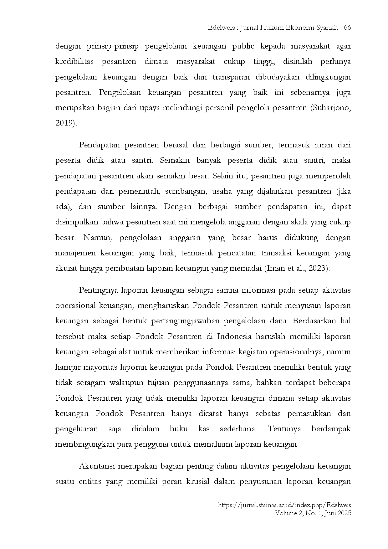 juris Implementasi Hukum Ekonomi Syari ah Dalam Pengelolaan Keuangan Kas Pesantren