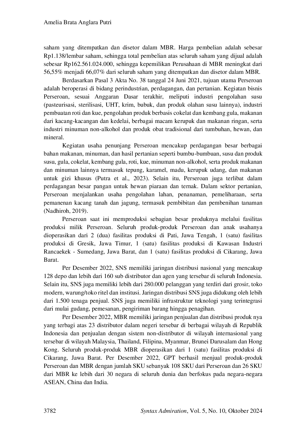 JURIS Analisis Perusahaan PT Garuda Food Putra Putri Jaya Tbk