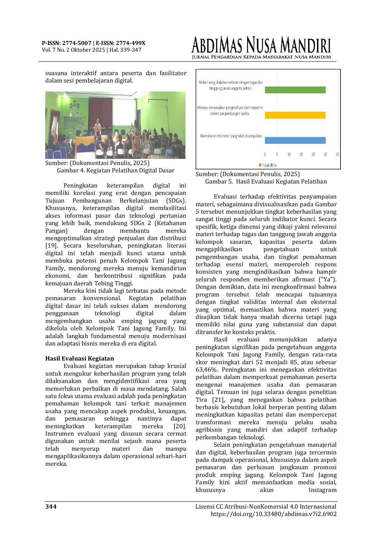 JURIS PENGEMBANGAN KEWIRAUSAHAAN KELOMPOK TANI JAGONG FAMILY MELALUI PELATIHAN MANAJEMEN USAHA DAN PEMASARAN ONLINE