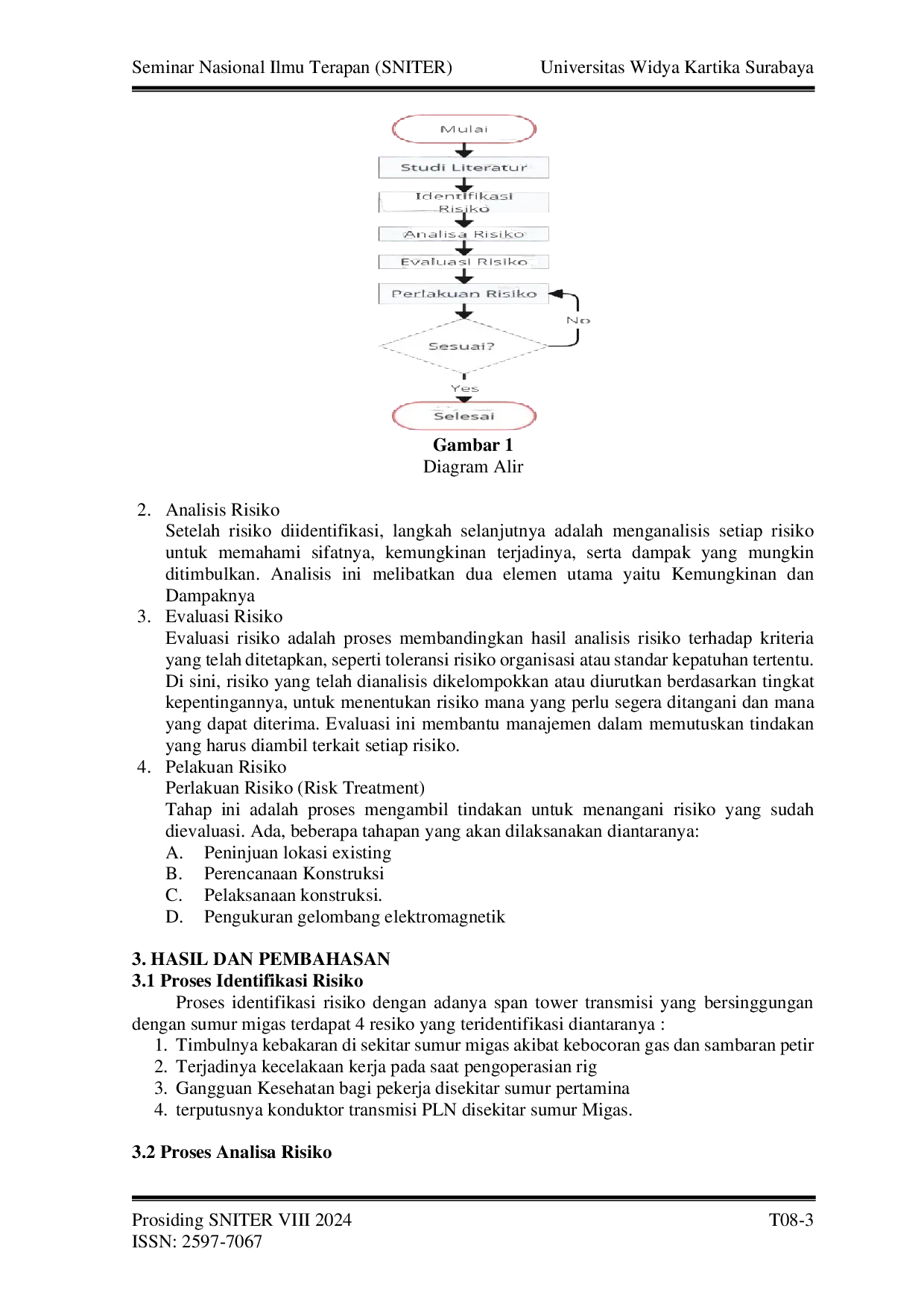 JURIS Penurunan Medan Elektromagnetik Menggunakan Sangkar Faraday Sebagai Mitigasi Risiko Pelaksanaan Energiasi Transmisi Yang Mengalami Singgungan Right Of Ways ROW Dengan Sumur Migas