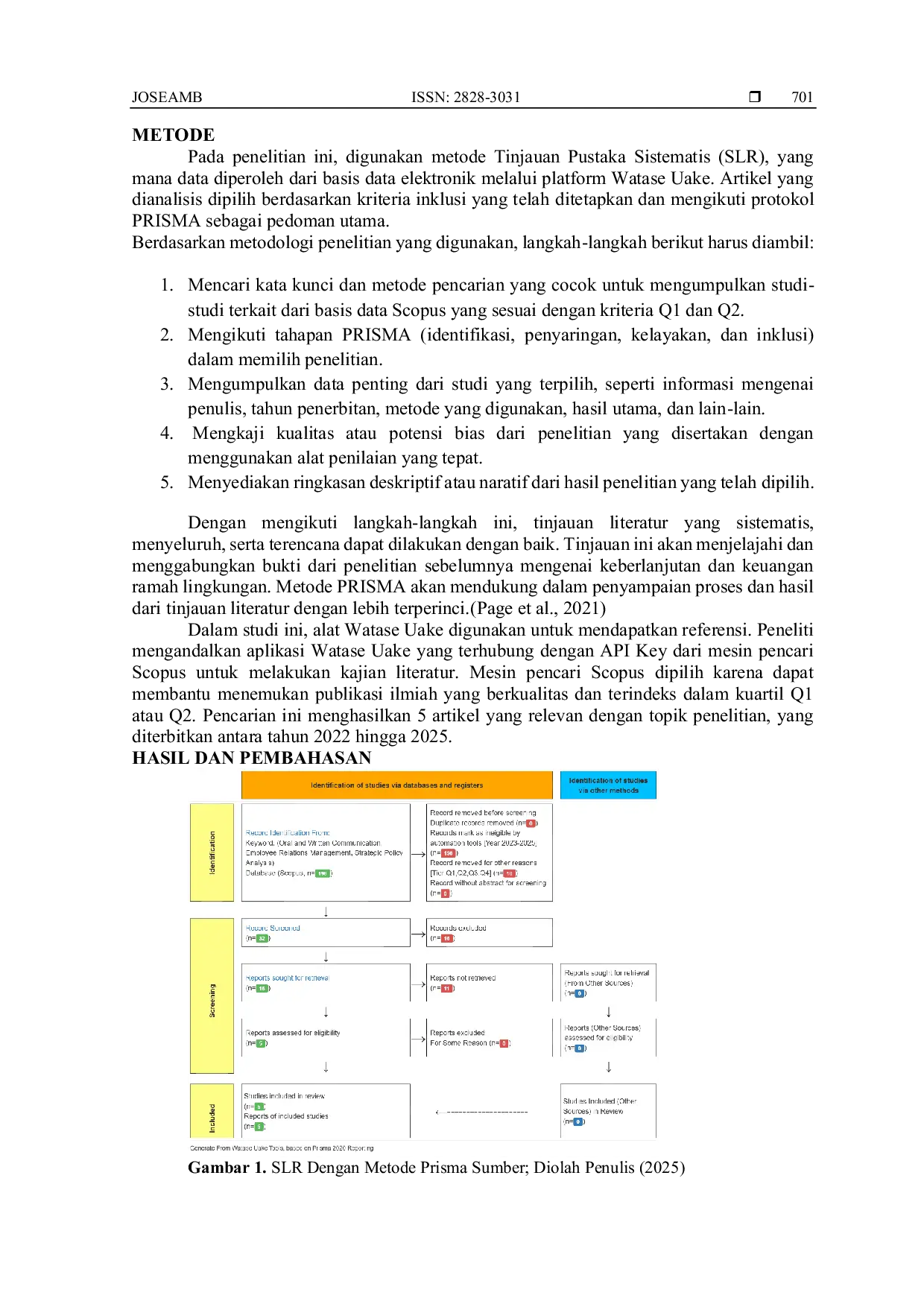 JURIS Strategi Komunikasi Efektif Untuk Analisis Kebijakan MSDM di Lingkungan Akademik Tinjauan Systematic Literature Review