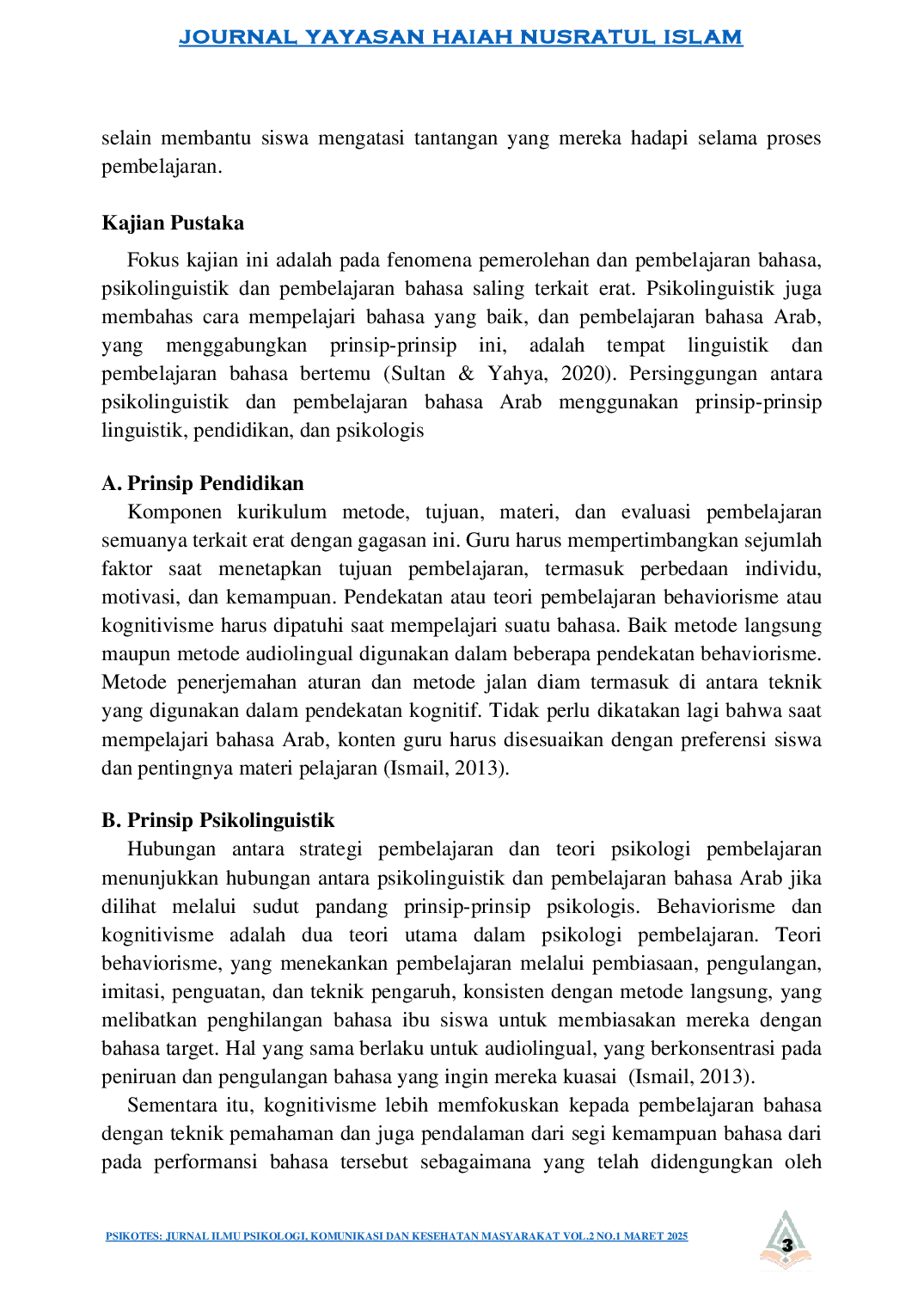 juris Analisis Kesulitan Membaca Dan Menulis Dalam Bahasa Arab Perspektif Psikolinguistik