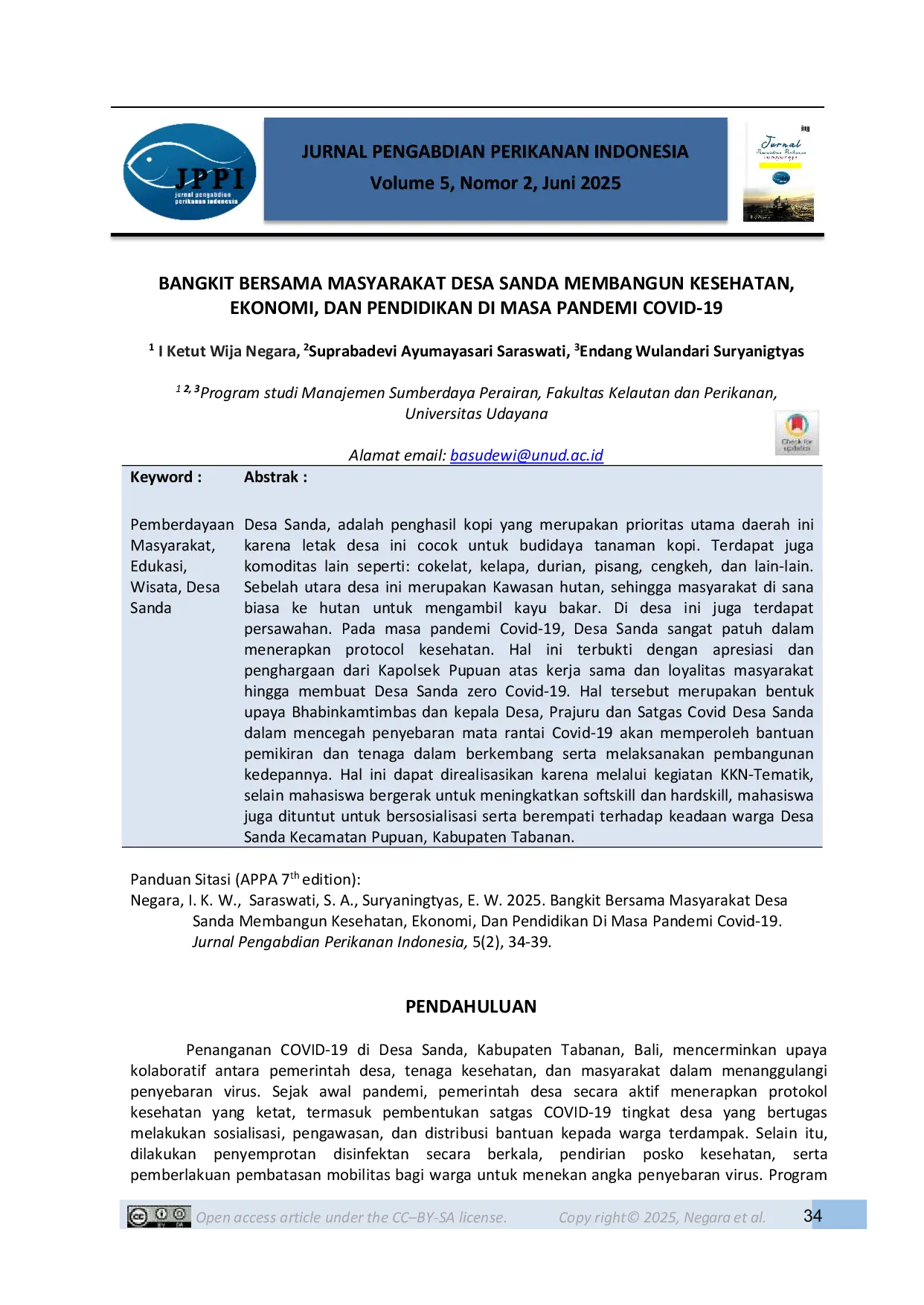 JURIS BANGKIT BERSAMA MASYARAKAT DESA SANDA MEMBANGUN KESEHATAN EKONOMI DAN PENDIDIKAN DI MASA PANDEMI COVID 19 Bangkit Bersama Masyarakat Desa Sanda Membangun Kesehatan Ekonomi Dan Pendidikan Di Masa