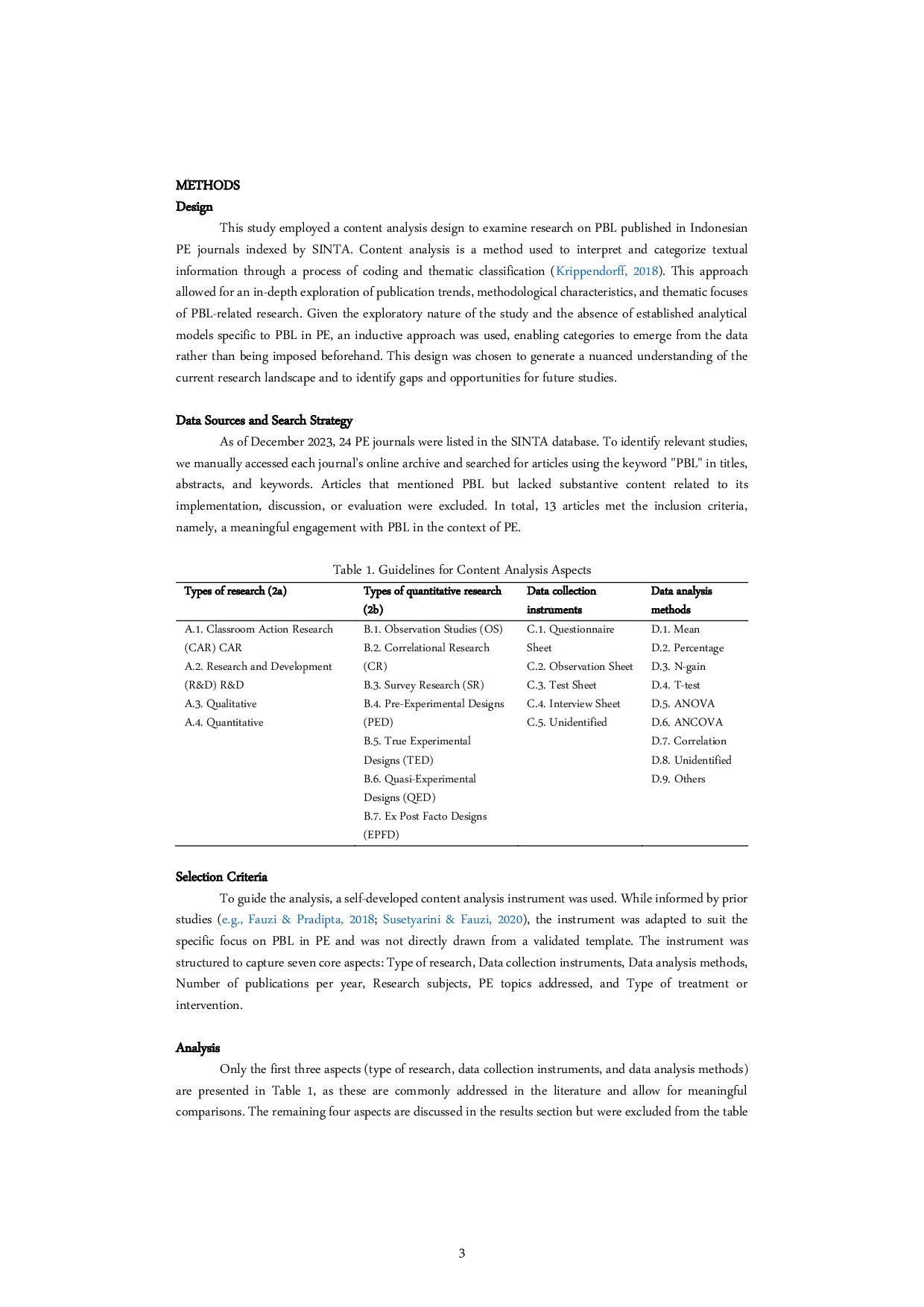 JURIS Exploring Problem Based Learning within Physical Education in Indonesia A Content Analysis
