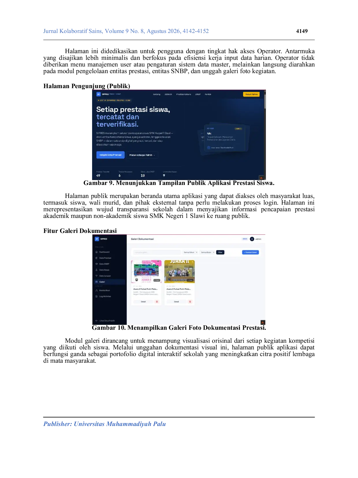 JURIS Rancang Bangun Aplikasi Database Prestasi Siswa Berbasis Web