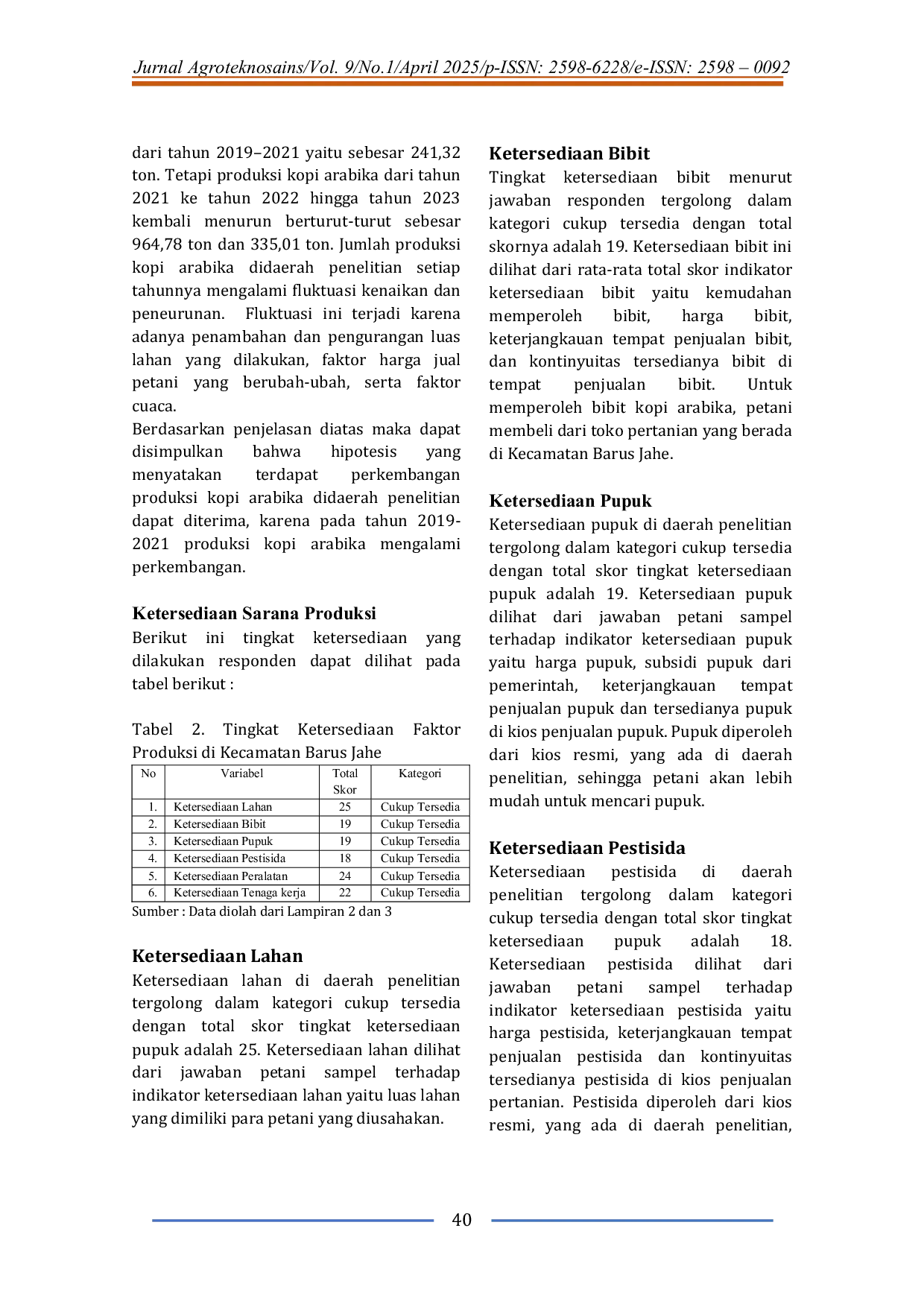 JURIS Produktivitas Kopi Arabika Melalui Perangkap Trap Berbasis Sumberdaya Lokal