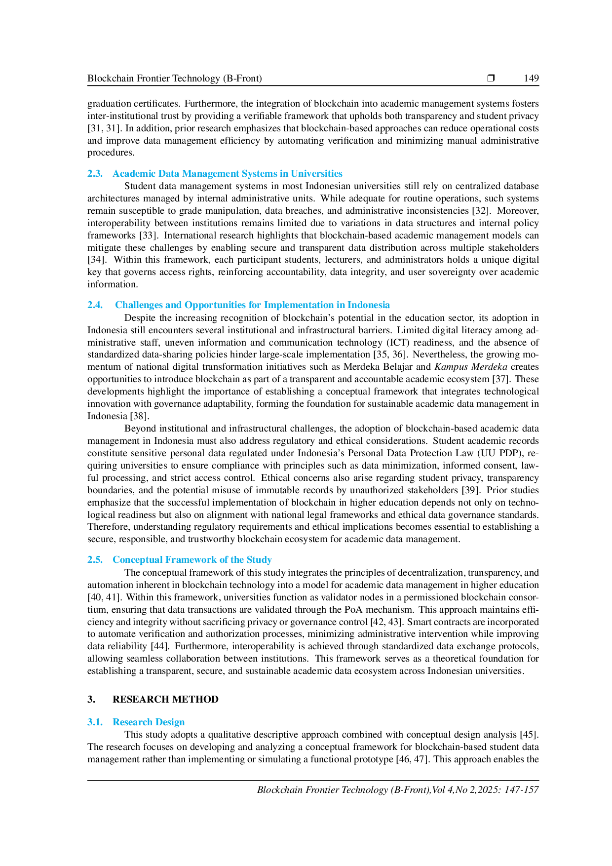 JURIS Development of Blockchain Based System for Secure Student Data Management