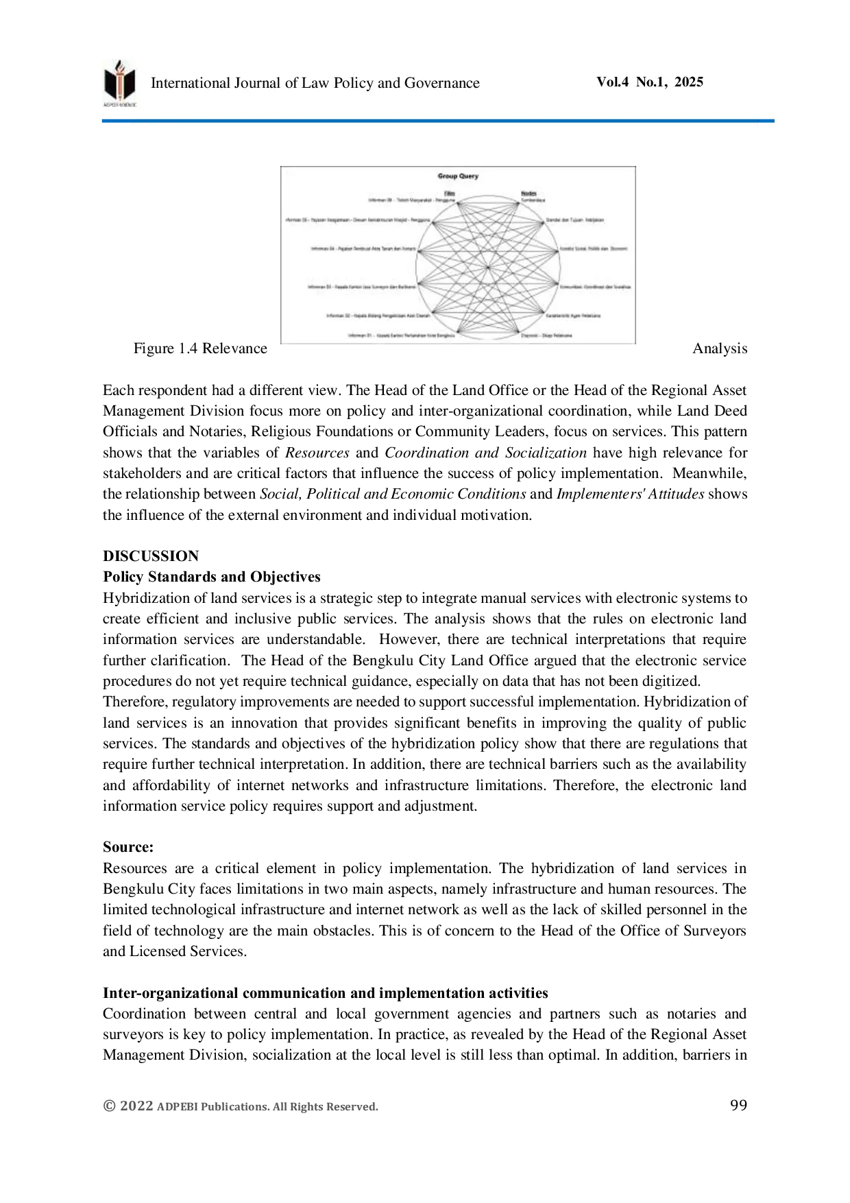JURIS Hybridization Implementation Of Electronic Land Information Service Policy