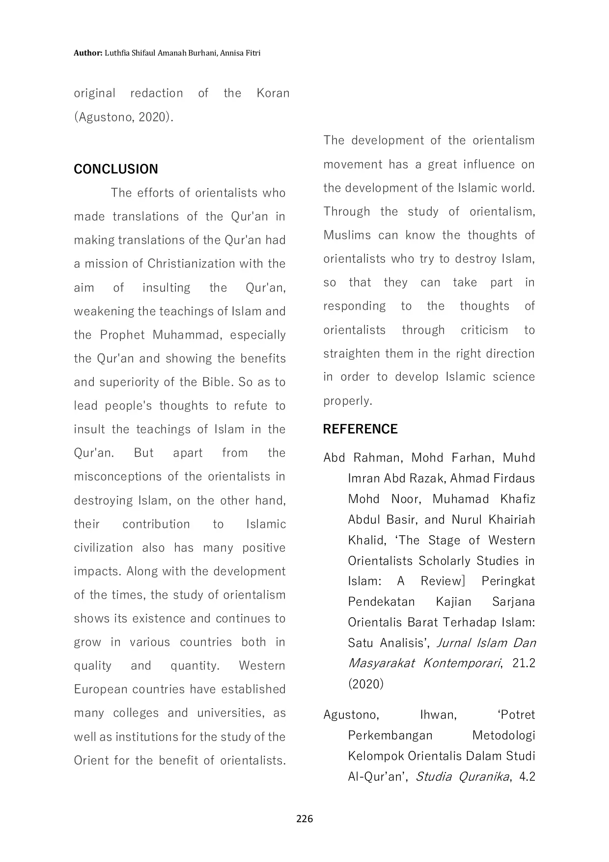 JURIS The History of Orientalist Quran Translation