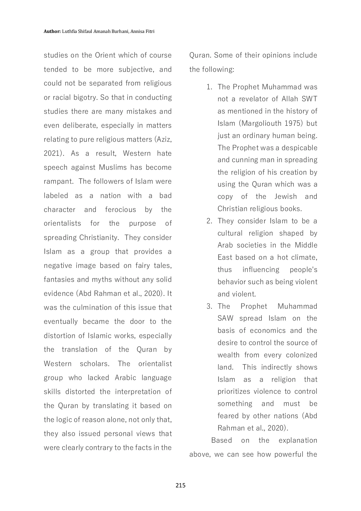 JURIS The History of Orientalist Quran Translation