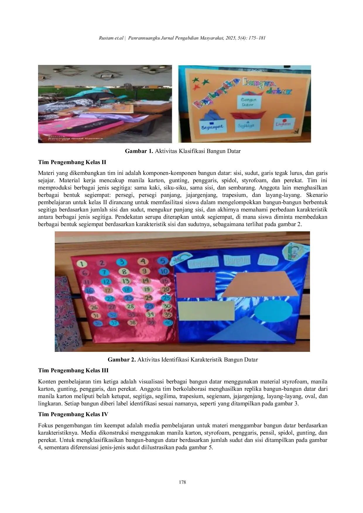 JURIS Pelatihan Pengembangan Media Pembelajaran Geometri Konkret Bagi Pendidik Sekolah Dasar di Wilayah Pangkep