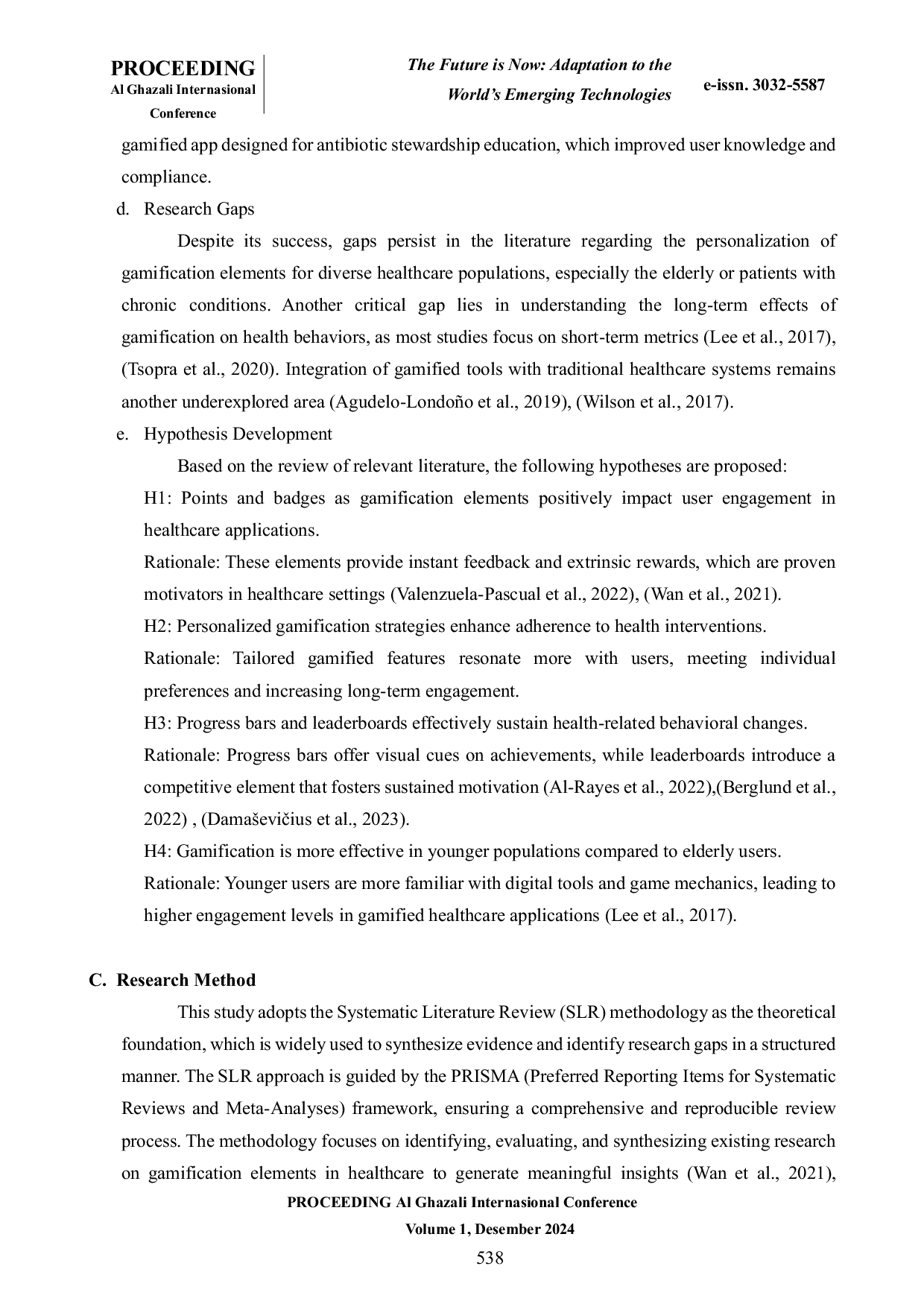 JURIS A Systematic Review of Effective Gamification Elements for Enhancing Digital Health Engagement and Outcomes