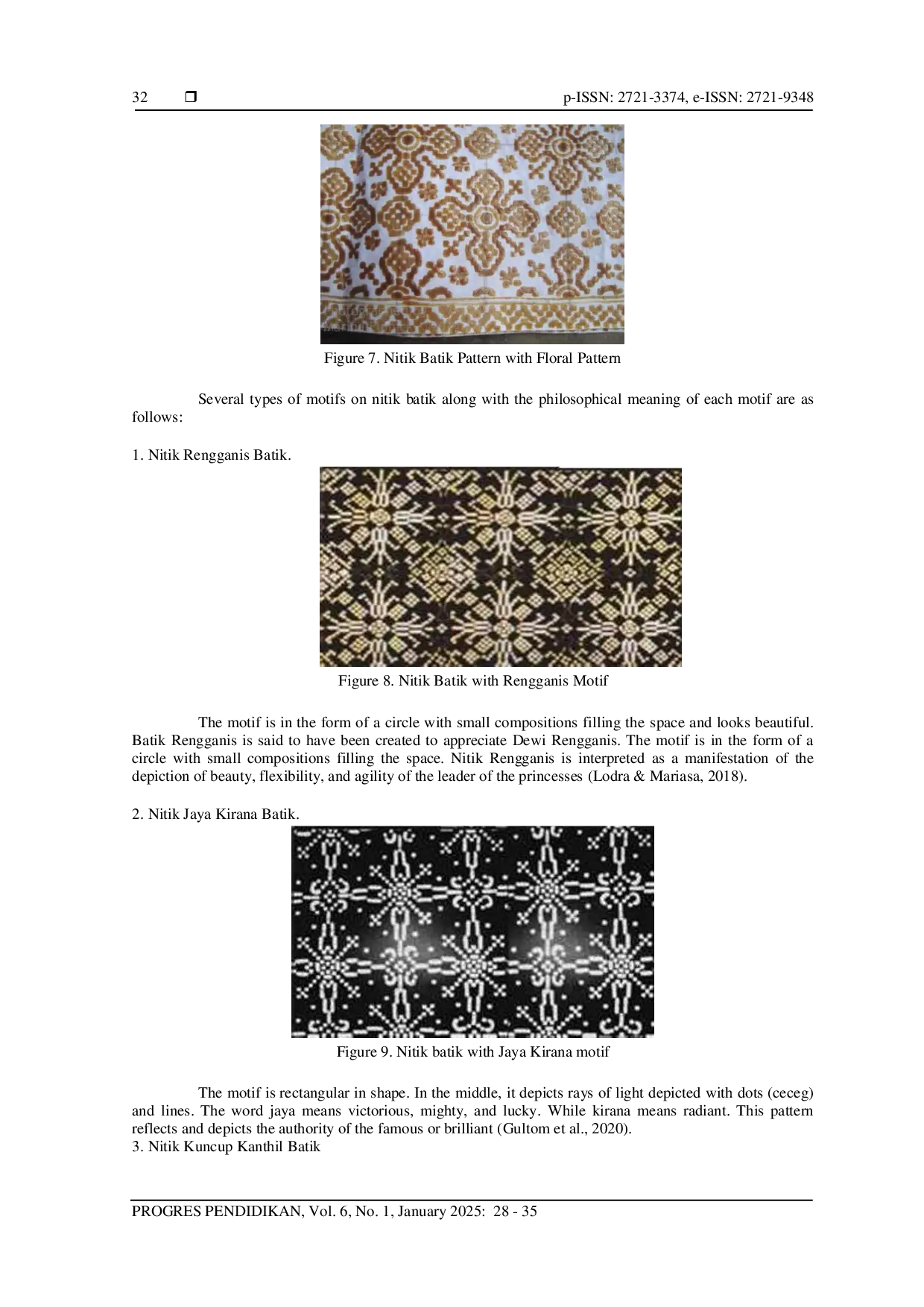 JURIS Unveiling the Ethnomathematics of Bantul s Nitik Batik A Cultural and Mathematical Journey