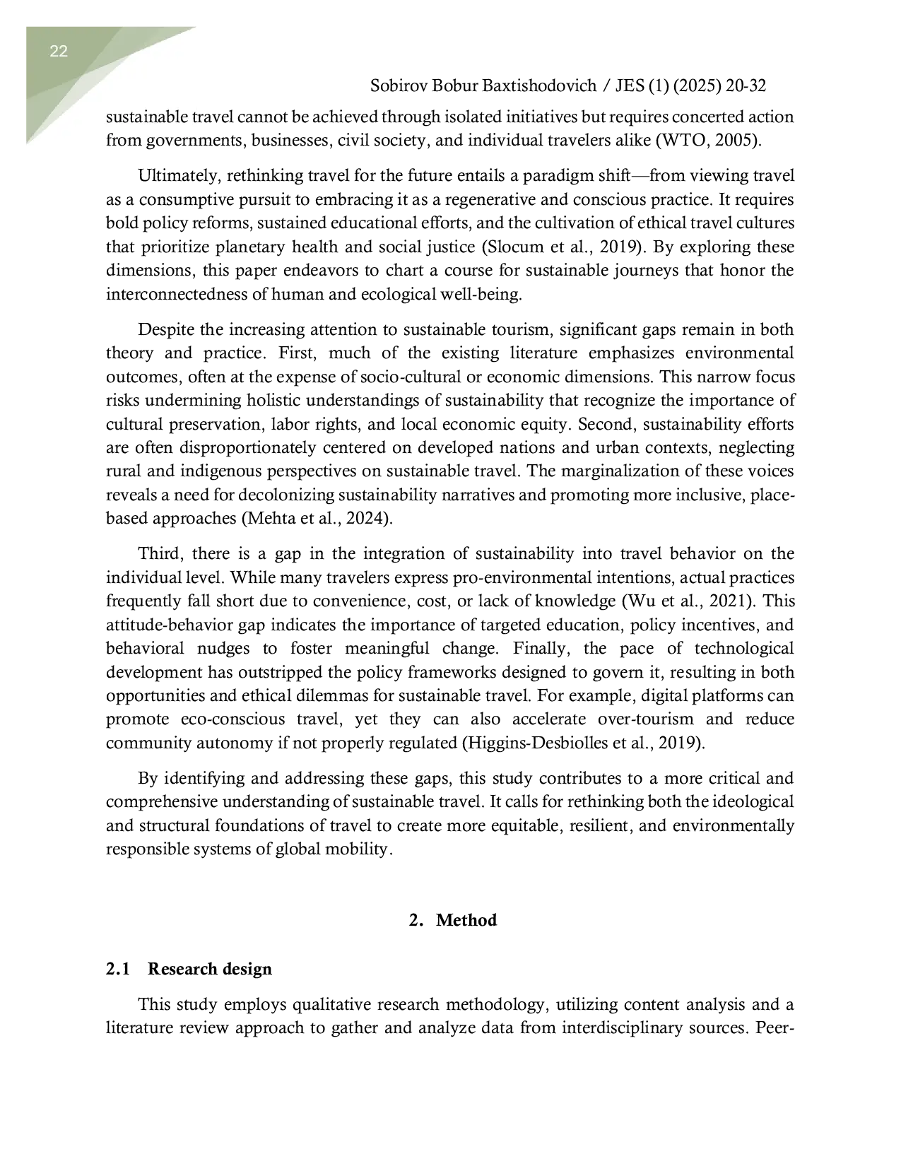 JURIS Sustainable Journeys Rethinking Travel for the Future