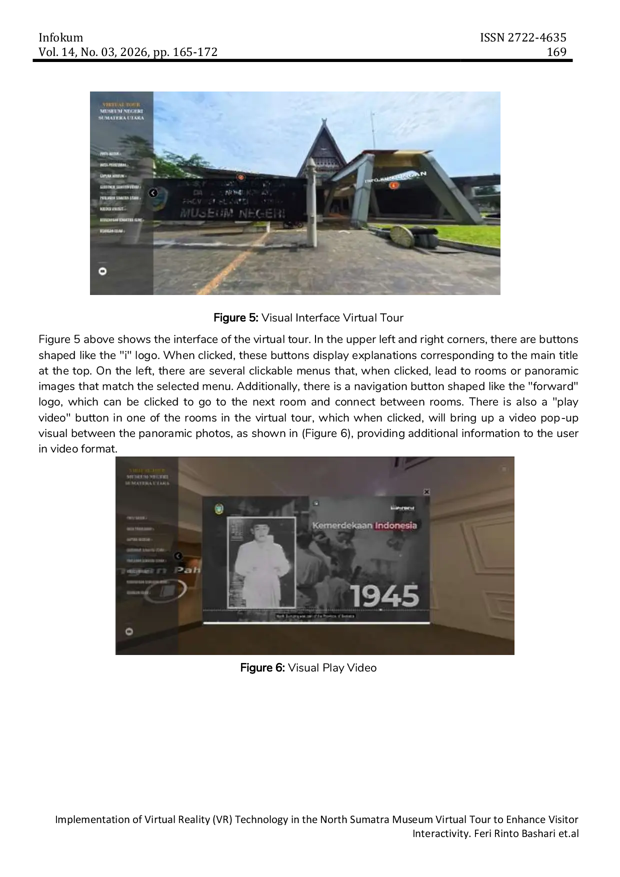 JURIS Implementation of Virtual Reality VR Technology in the North Sumatra Museum Virtual Tour to Enhance Visitor Interactivity