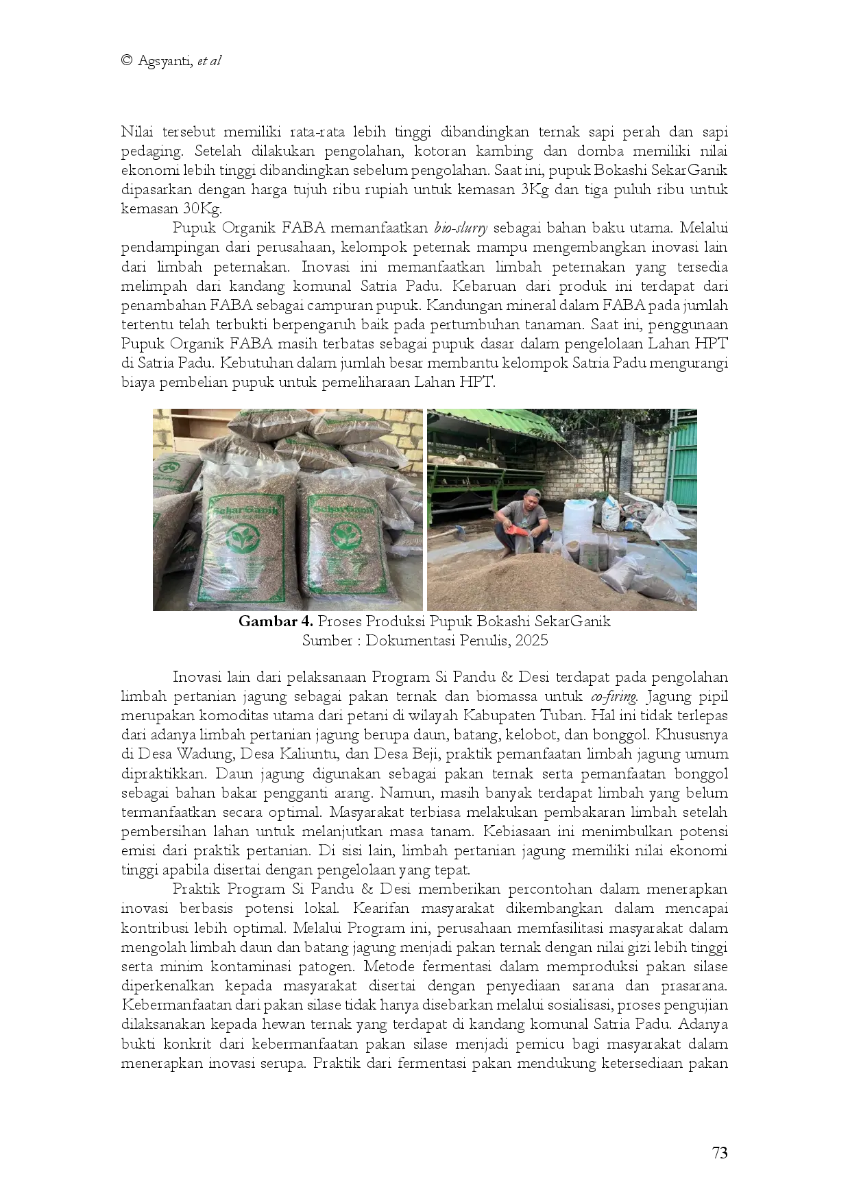 juris Community Empowerment Through CSR Practices The Si Pandu Desi Program by PT PLN Nusantara Power UP Tanjung Awar Awar