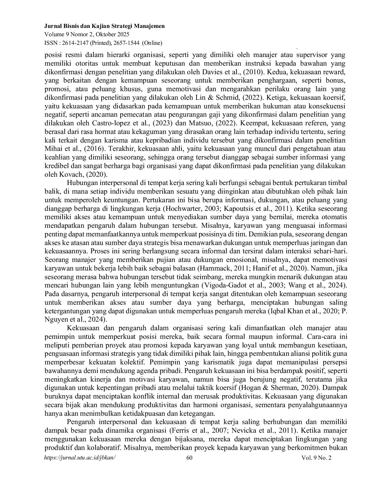 JURIS Persepsi Politik Turnover Intention dan Negligent Behavior Karyawan Swasta di Aceh