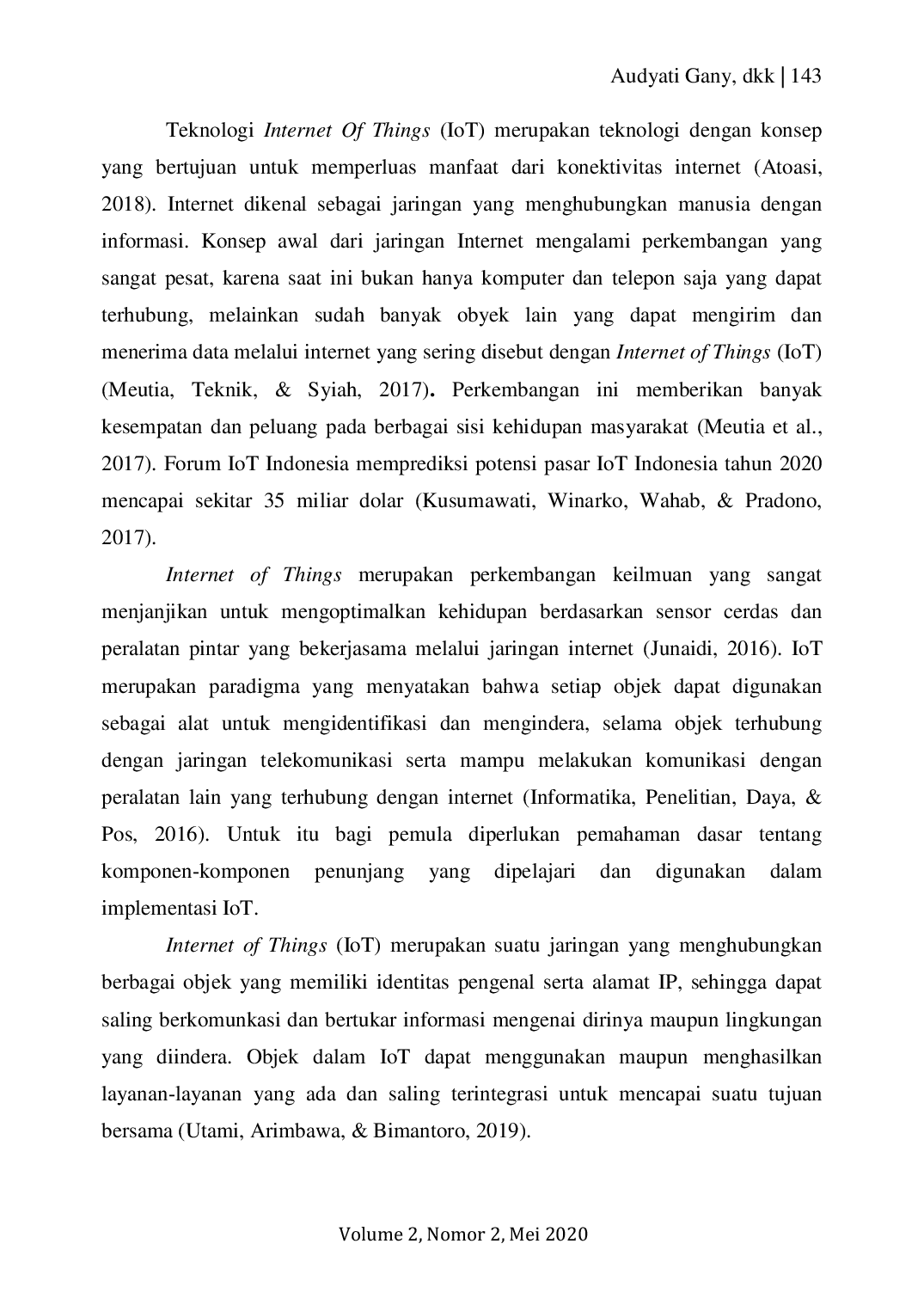 JURIS Pengembangan Teknologi IoT Melalui Metode Demonstrasi dan Ekperimen Bagi Siswa SMA X di Kota Bandung