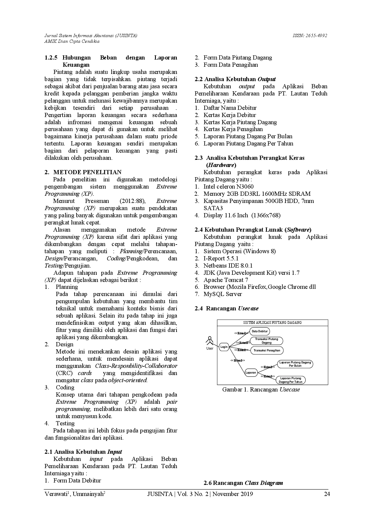 JURIS Pengembangan Aplikasi Akuntansi Piutang Dagang Pada PT Lautan Teduh Interniaga Teluk Betung