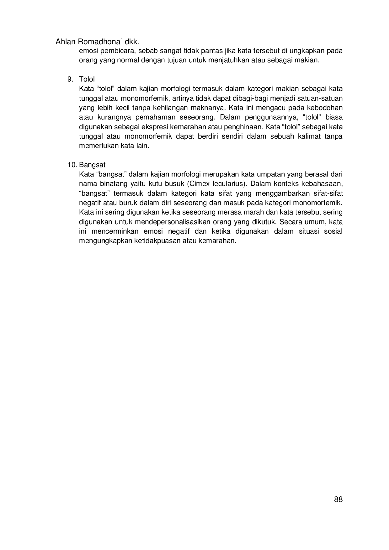 JURIS Analisis Pembentukan Bahasa Toxic Streamer Game Online Mobile Legend Pada Channel Youtube Top Global Miya Kajian Morfologi