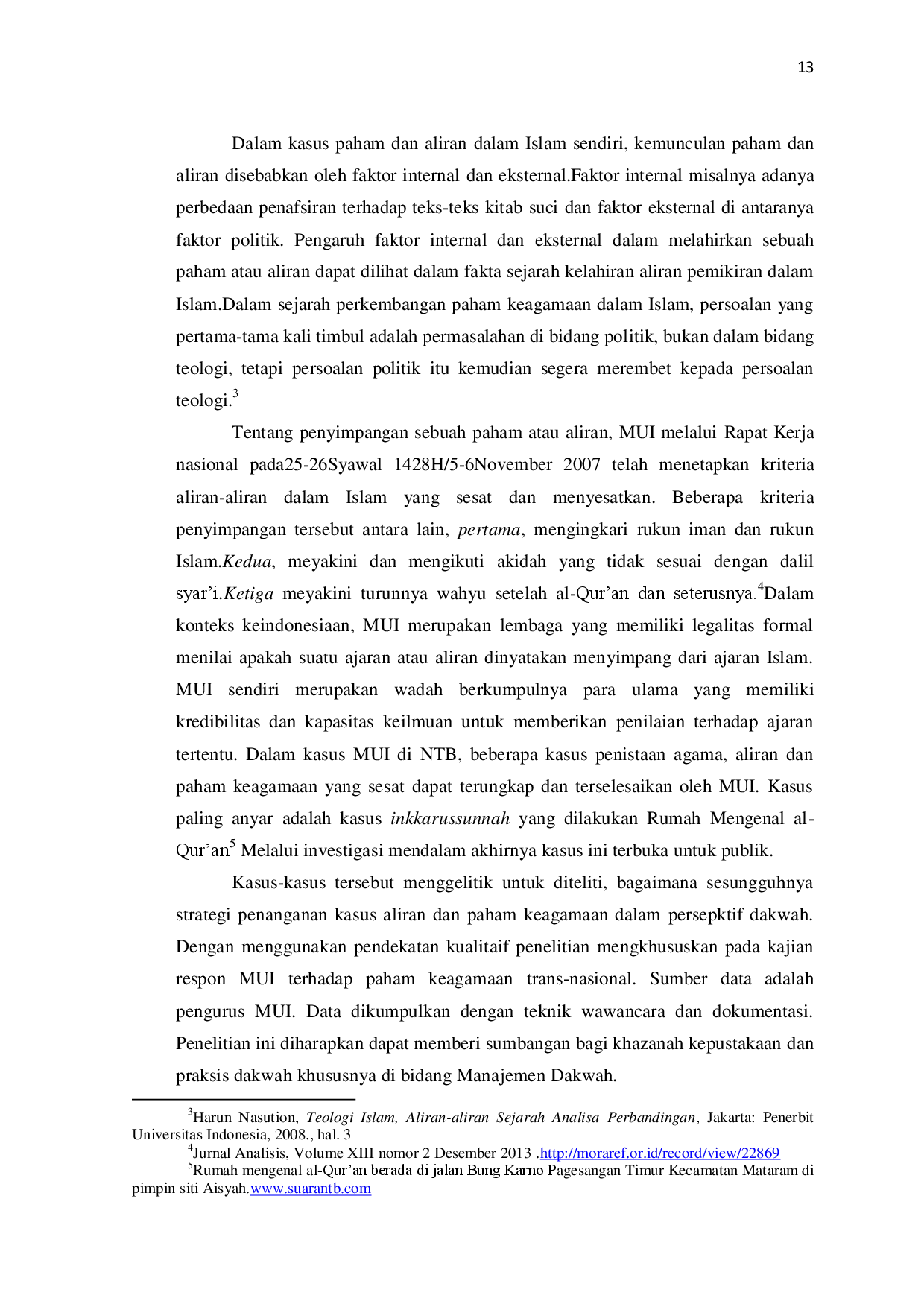 juris Retrospeksi Sikap MUI NTB Terhadap Paham Sempalan Transnasional Dalam Perspektif Manajemen Dakwah