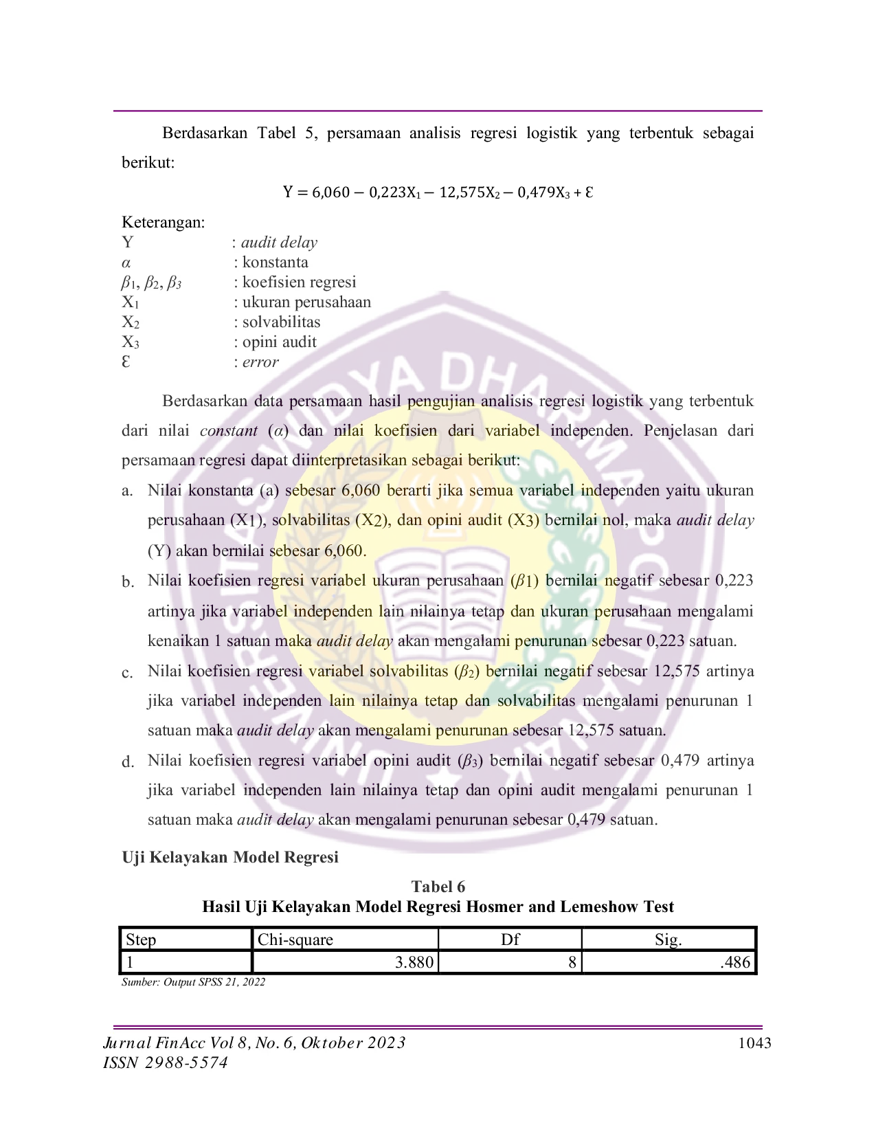 JURIS Analisis Pengaruh Ukuran Perusahaan Solvabilitas Dan Opini Audit Terhadap Audit Delay Pada Perusahaan Sektor Property Dan Real Estate Di Bursa Efek Indonesia