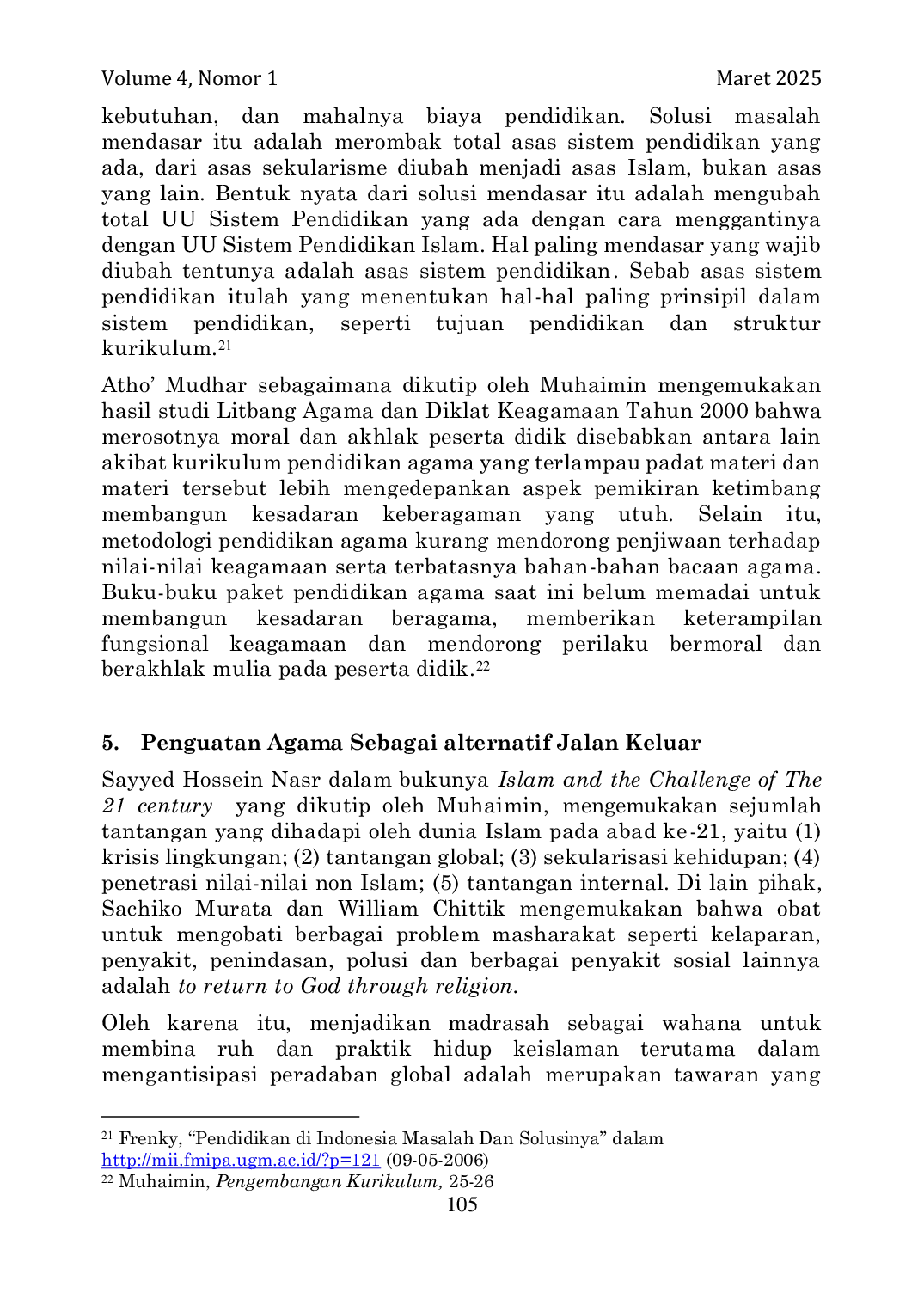 JURIS Problema Kurikulum Dalam Pendidikan Modern