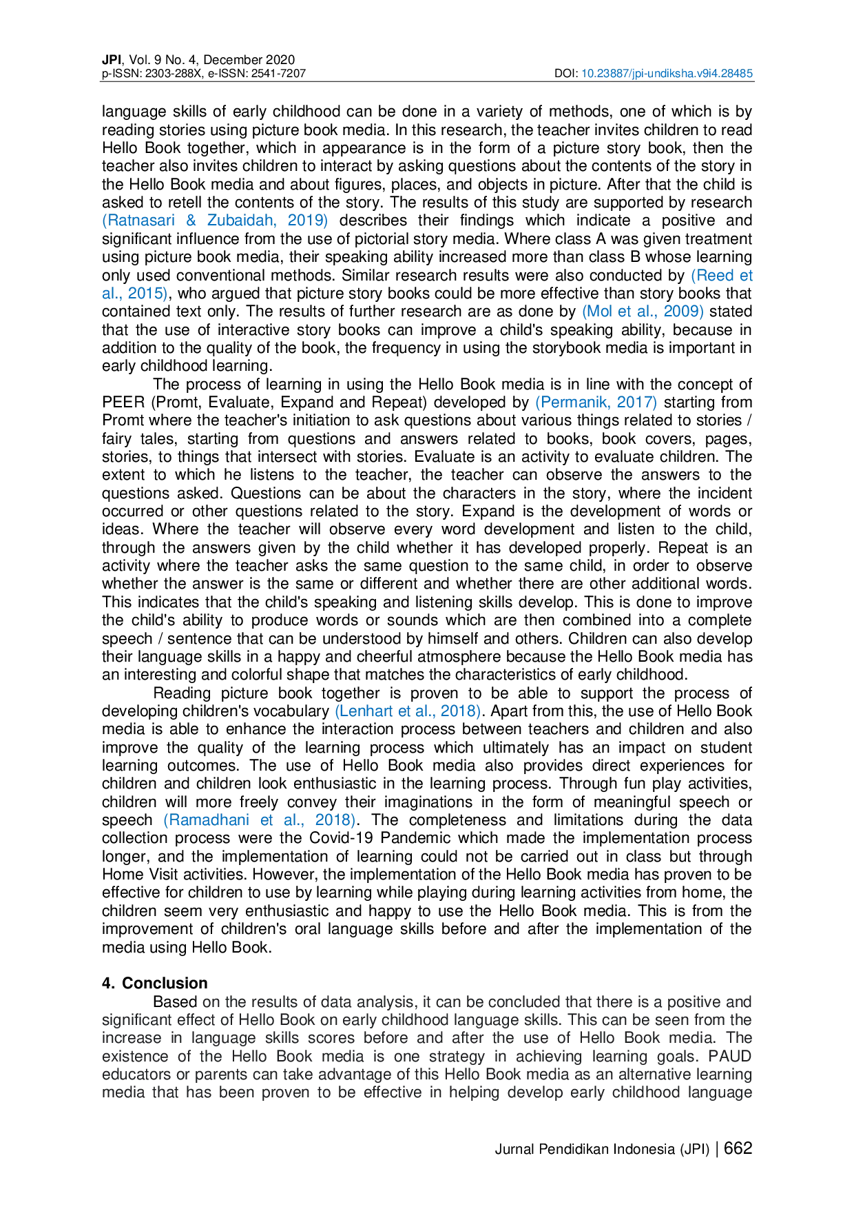 juris The Influence of Hello Book Media on Early Childhood Language Skills