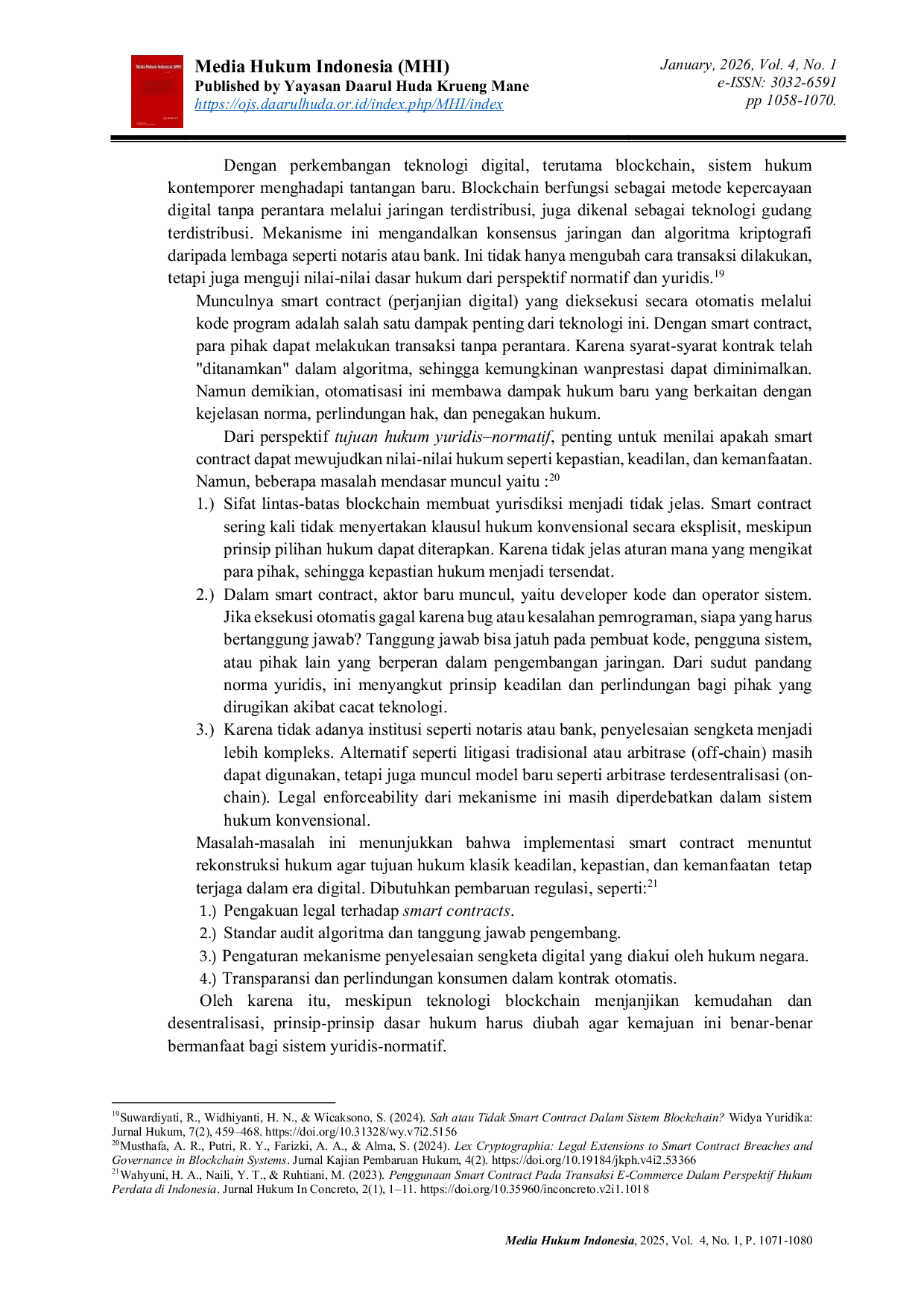 JURIS The Objectives of Law from a Juridical Normative Perspective and Their Implications in the Contemporary Era