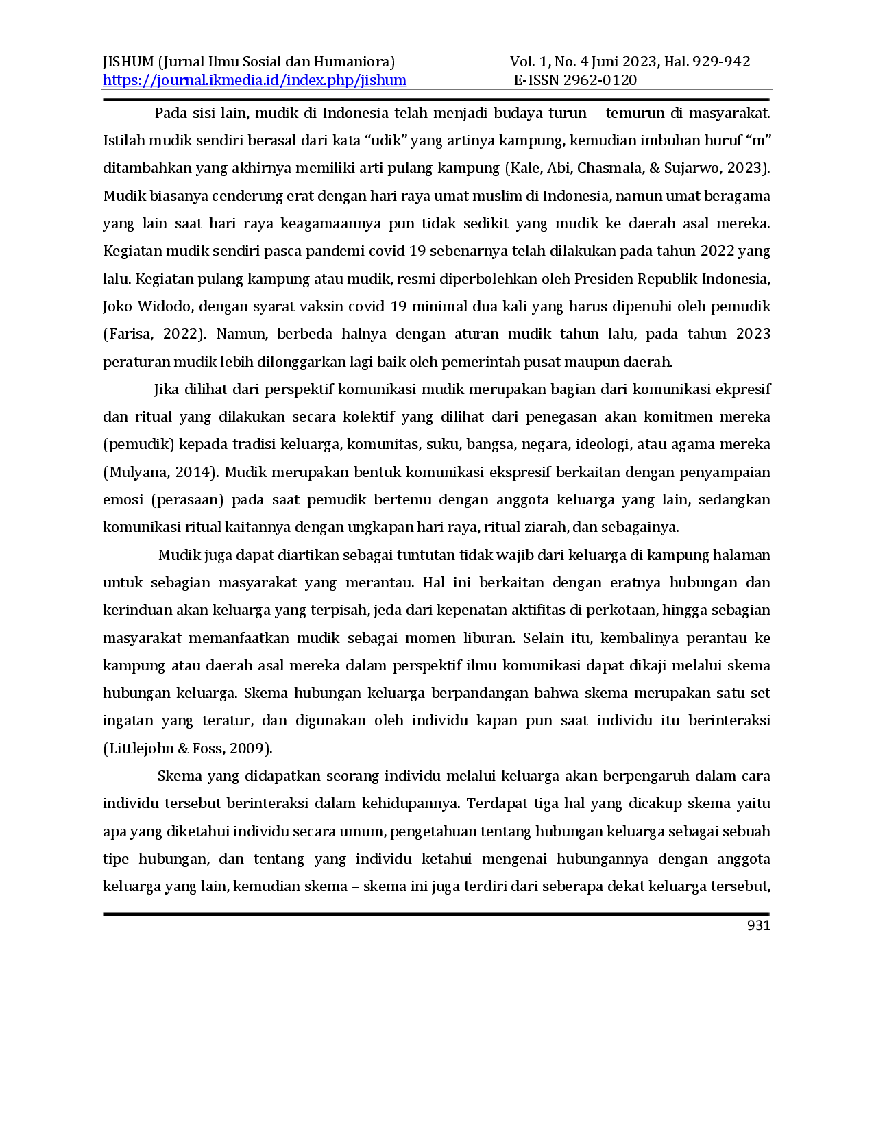 juris Analisis Semiotika Komunikasi Interpersonal dalam Film Pulang