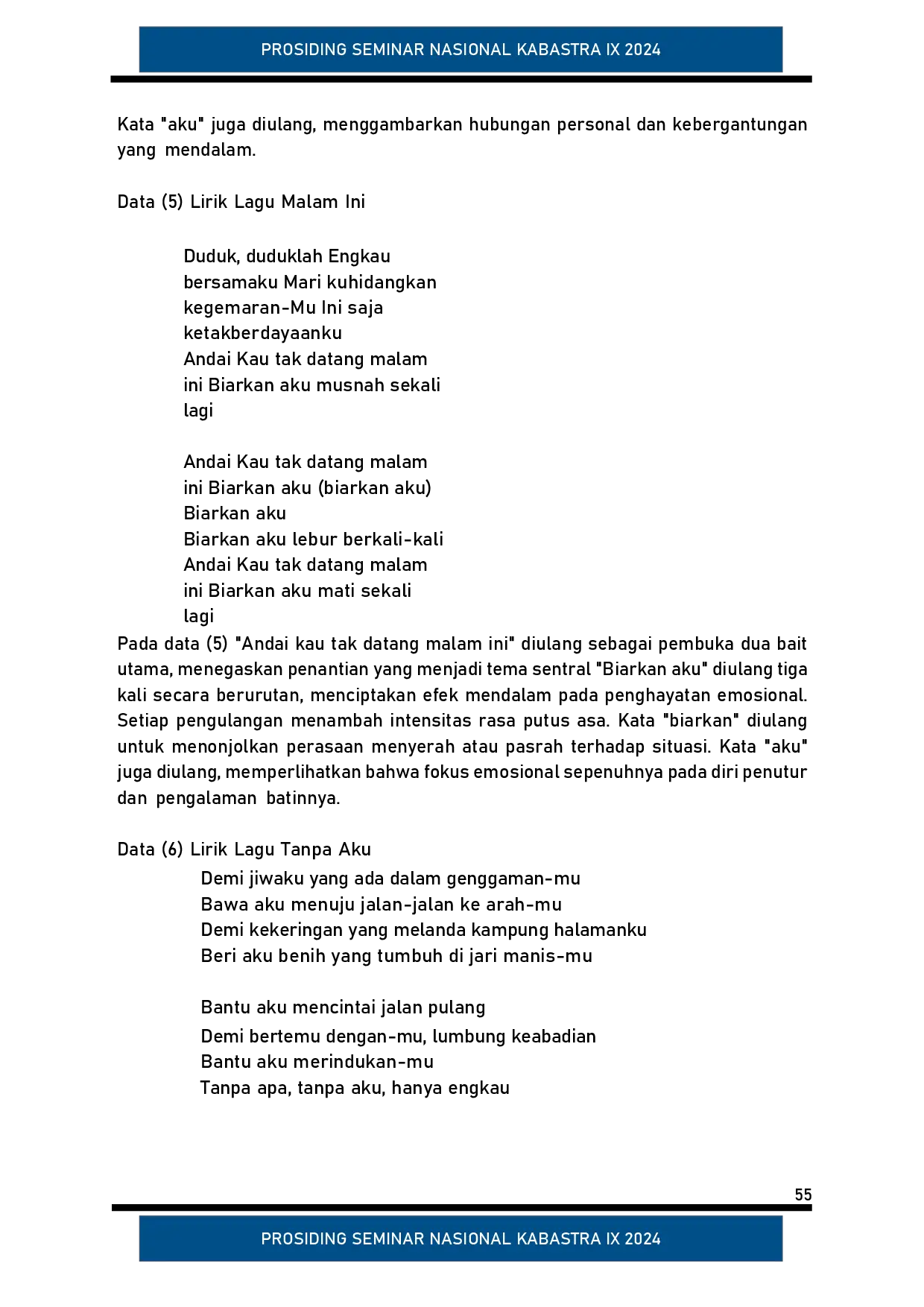 juris Majas Repetisi pada Lirik Lagu Karya Panji Sakti Sebagai Alternatif Bahan Ajar pada Siswa SMA