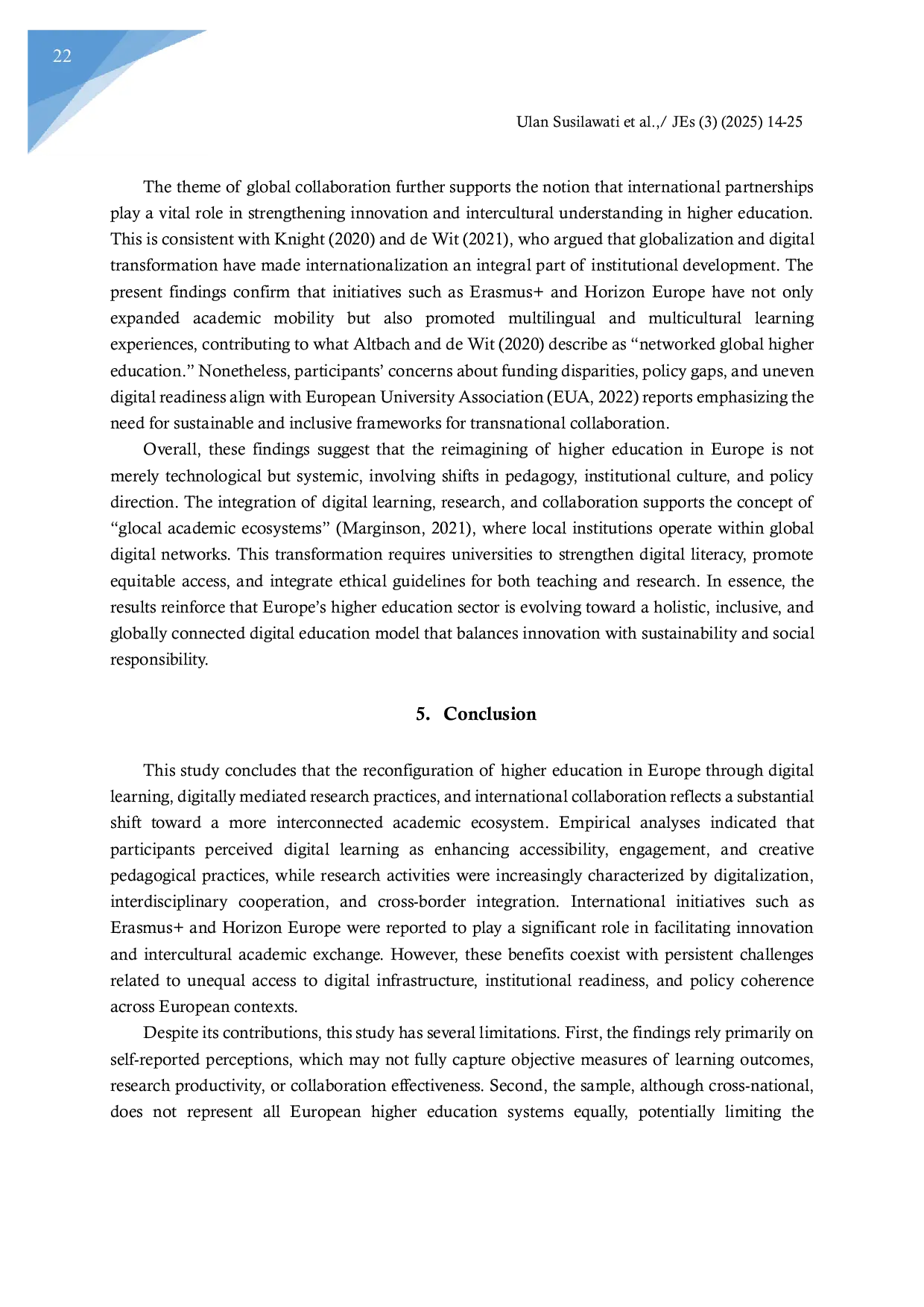 JURIS Reimagining Higher Education in Europe Digital Learning Research and Global Collaboration