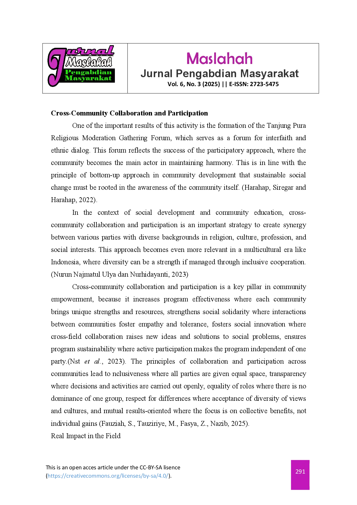 juris Strengthening Religious Moderation Based on Local Wisdom Through Islamic Religious Education in Multicultural Communities in Tanjung Pura District