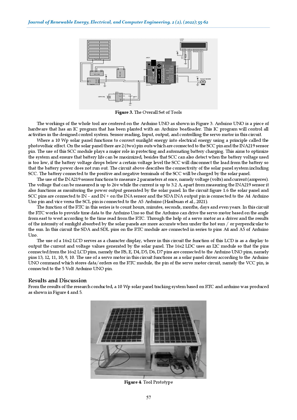 juris Design and development of 10 WP Solar panel tracking system based on RTC and Arduino