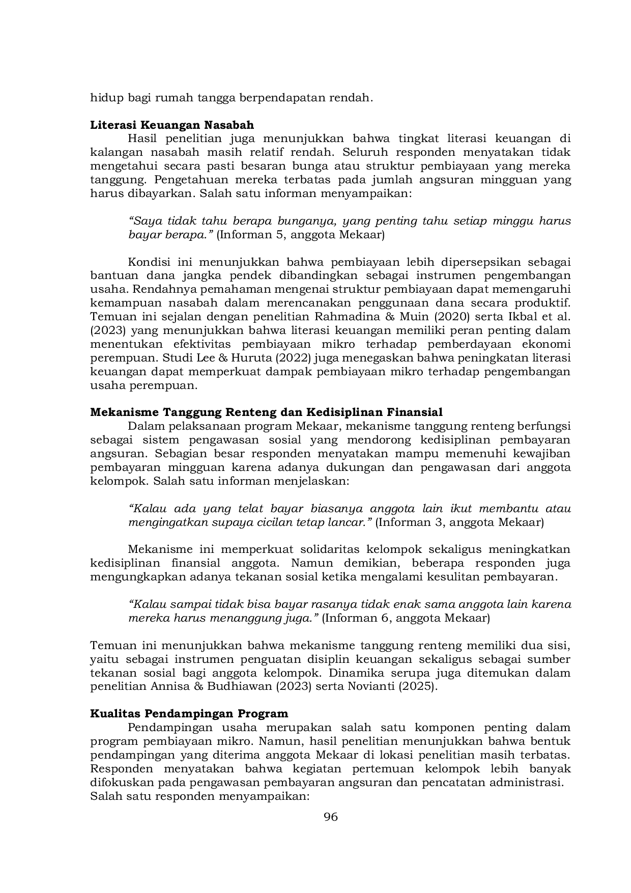 JURIS The Effectiveness of the PNM Mekaar Program in Empowering Economically Disadvantaged Women A Qualitative Study in Salatiga City