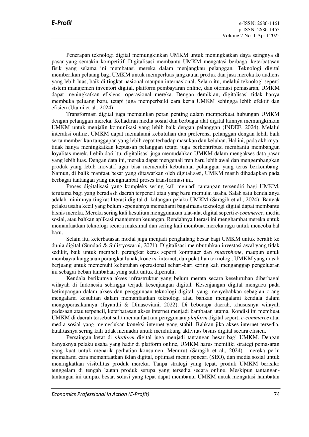 JURIS Peran Rumah BUMN Bandung dalam Mendukung UMKM Go Digital Studi Kasus Program Peningkatan Kapasitas