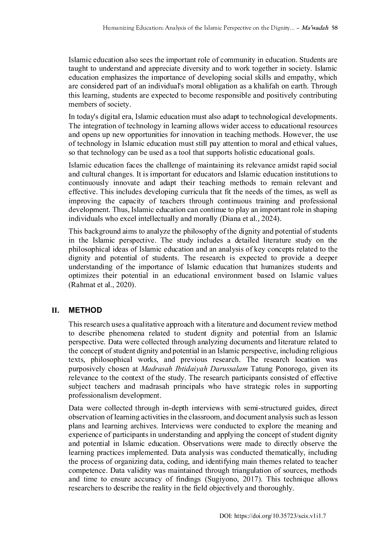 JURIS Integrated Islamic School Management Leaders Policies and Stakeholders Responses