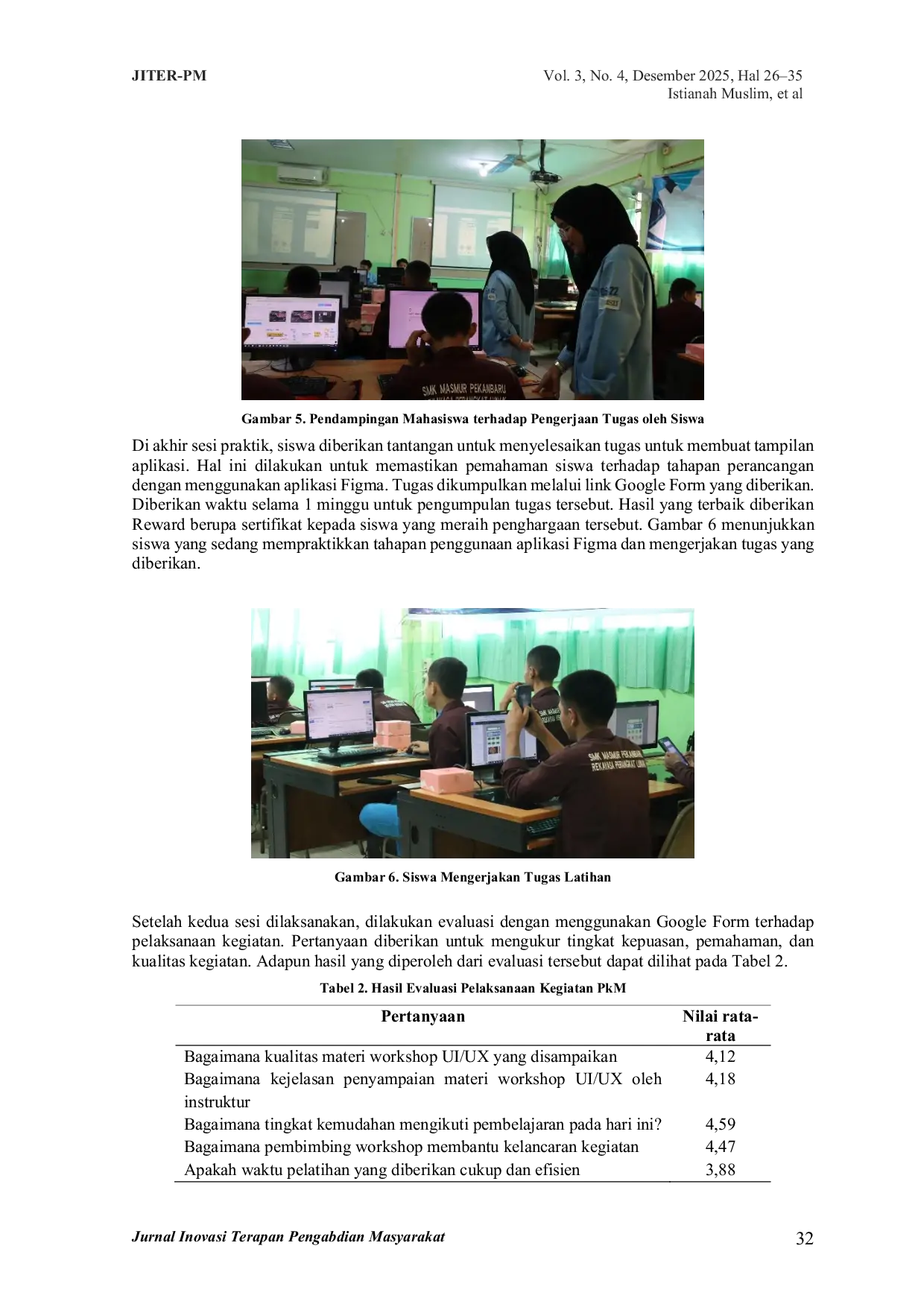 JURIS Pengenalan Teknik Desain Dasar Dalam Perancangan UI UX Aplikasi Mobile Pada Siswa SMK Masmur Pekanbaru