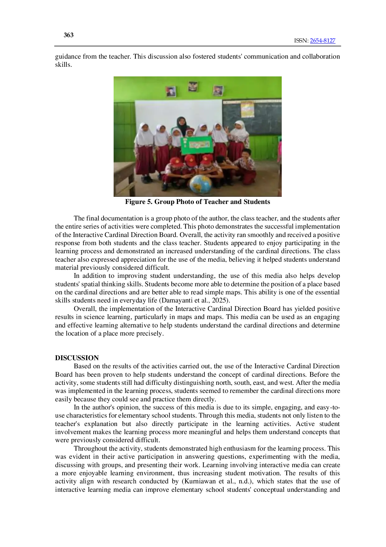 JURIS Implementation of Interactive Card Directoral Board Media to Improve Grade IV Students Understanding of the Card Directoral Concept at State Elementary School 138 Sabajior
