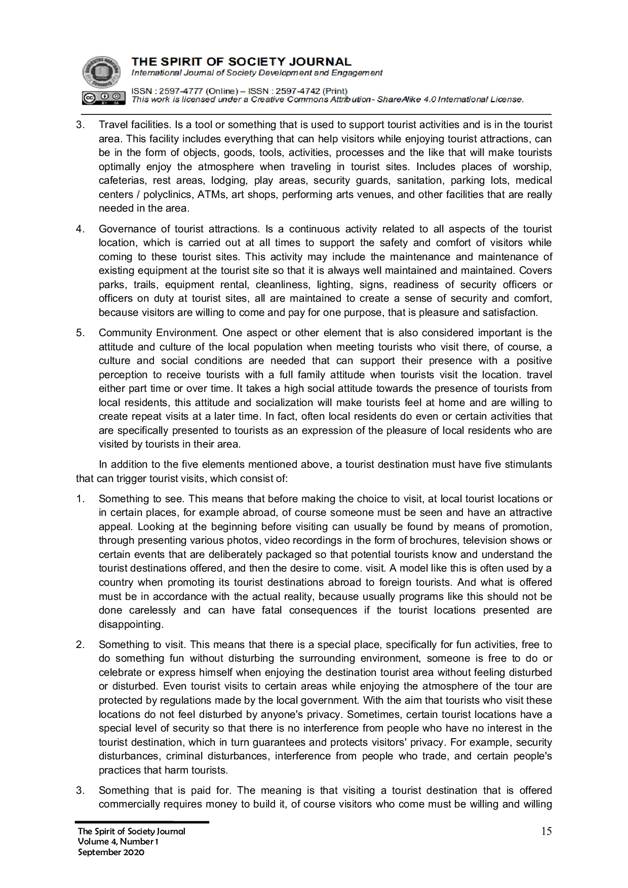 JURIS Analysis of Tourist Satisfaction Levels in Malang Regency East Java in the New Normal Era Using Categorical Test