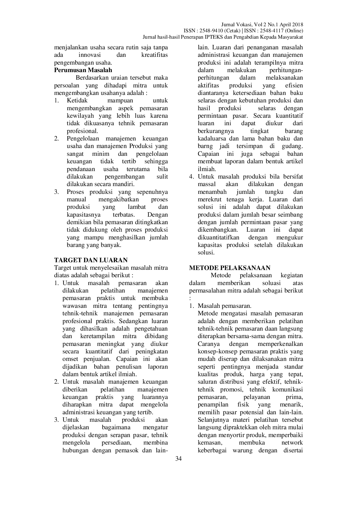 JURIS Meningkatkan Usaha Produksi Kacang Garing Kacang Goreng Talu Guna Peningkatan Perekonomian Dan Kesejahteraan Pengrajin