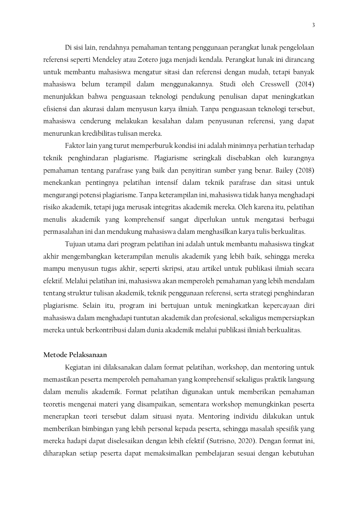 JURIS Pelatihan Menulis Akademik untuk Mahasiswa Tingkat Akhir di Universitas Islam Labuhan Batu