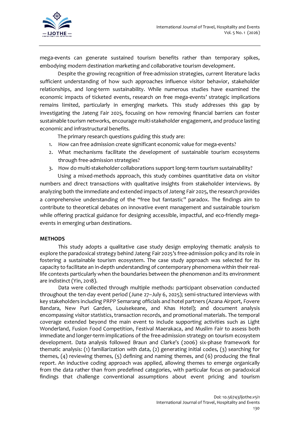 JURIS Free But Fantastic The Paradox of Jateng Fair 2025 s Strategy in Creating a Sustainable Tourism Ecosystem