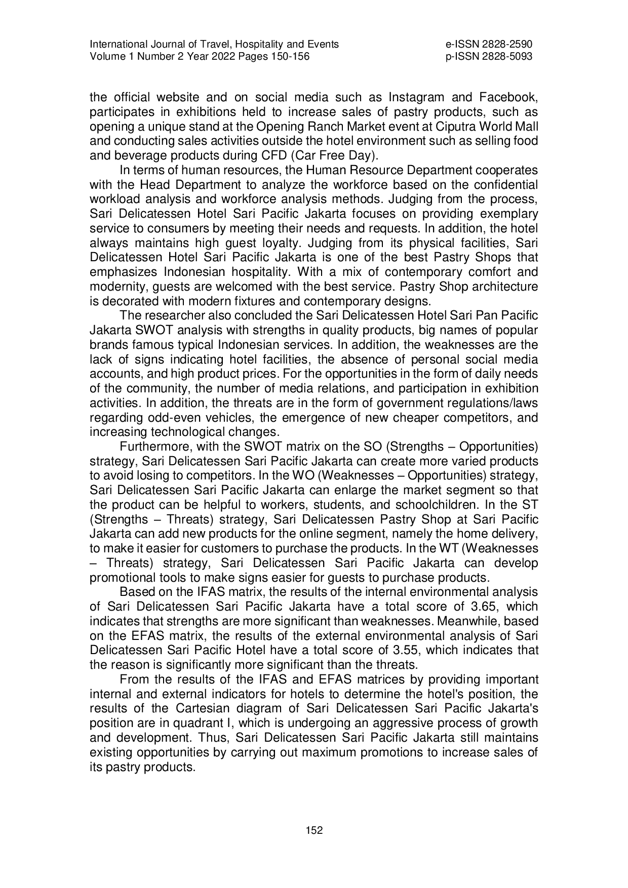 JURIS Marketing Strategy of Sari Delicatessen Pastry Shop at Sari Pacific Jakarta