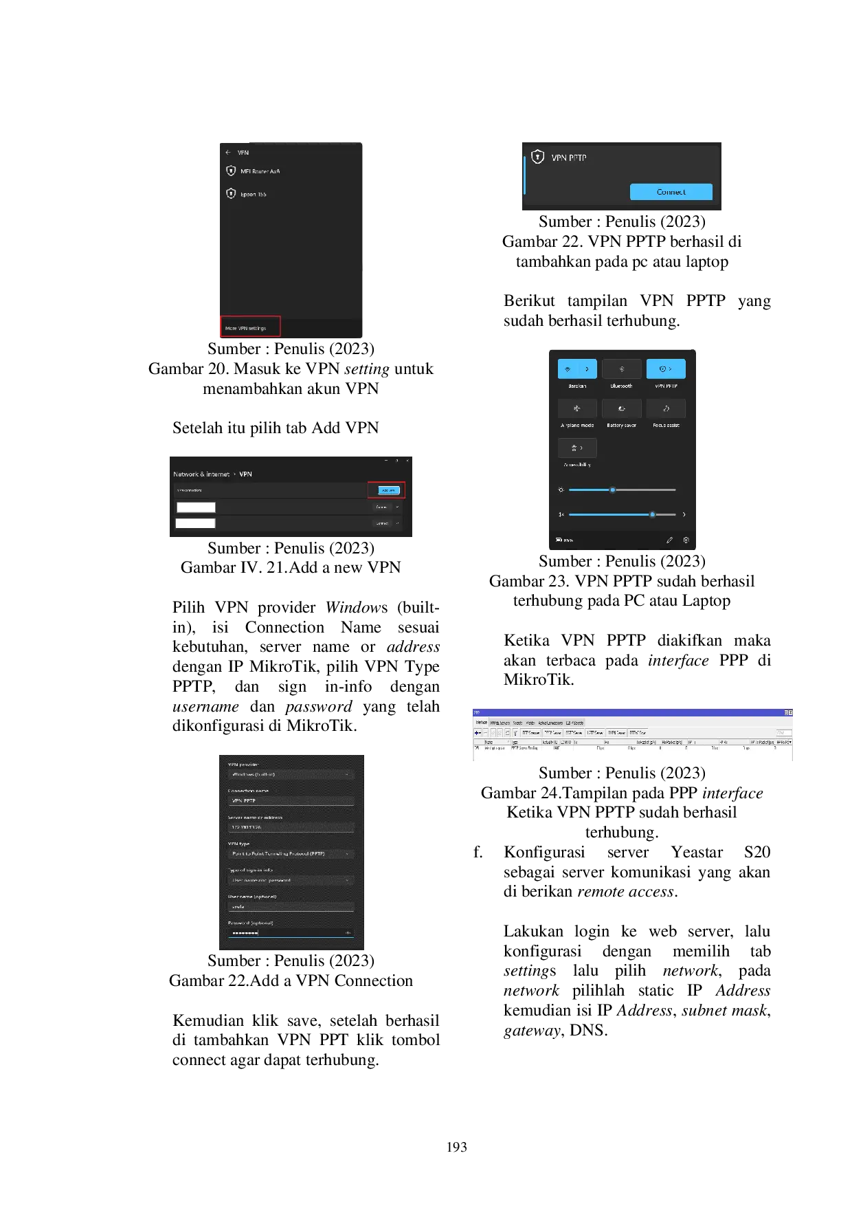 JURIS Penerapan Sistem Keamanan Jaringan Menggunakan VPN Dengan Metode PPTP Pada PT Hinoka Sinergi Tanyo