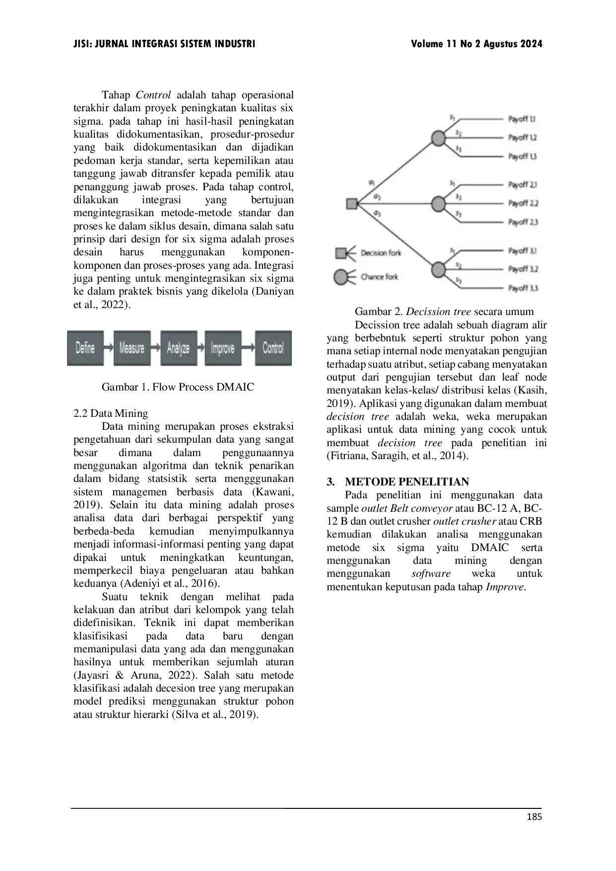 JURIS Data Mining dan Aplikasi Six Sigma Dalam Meningkatkan Kualitas Batubara Pada Pembangkit Listrik