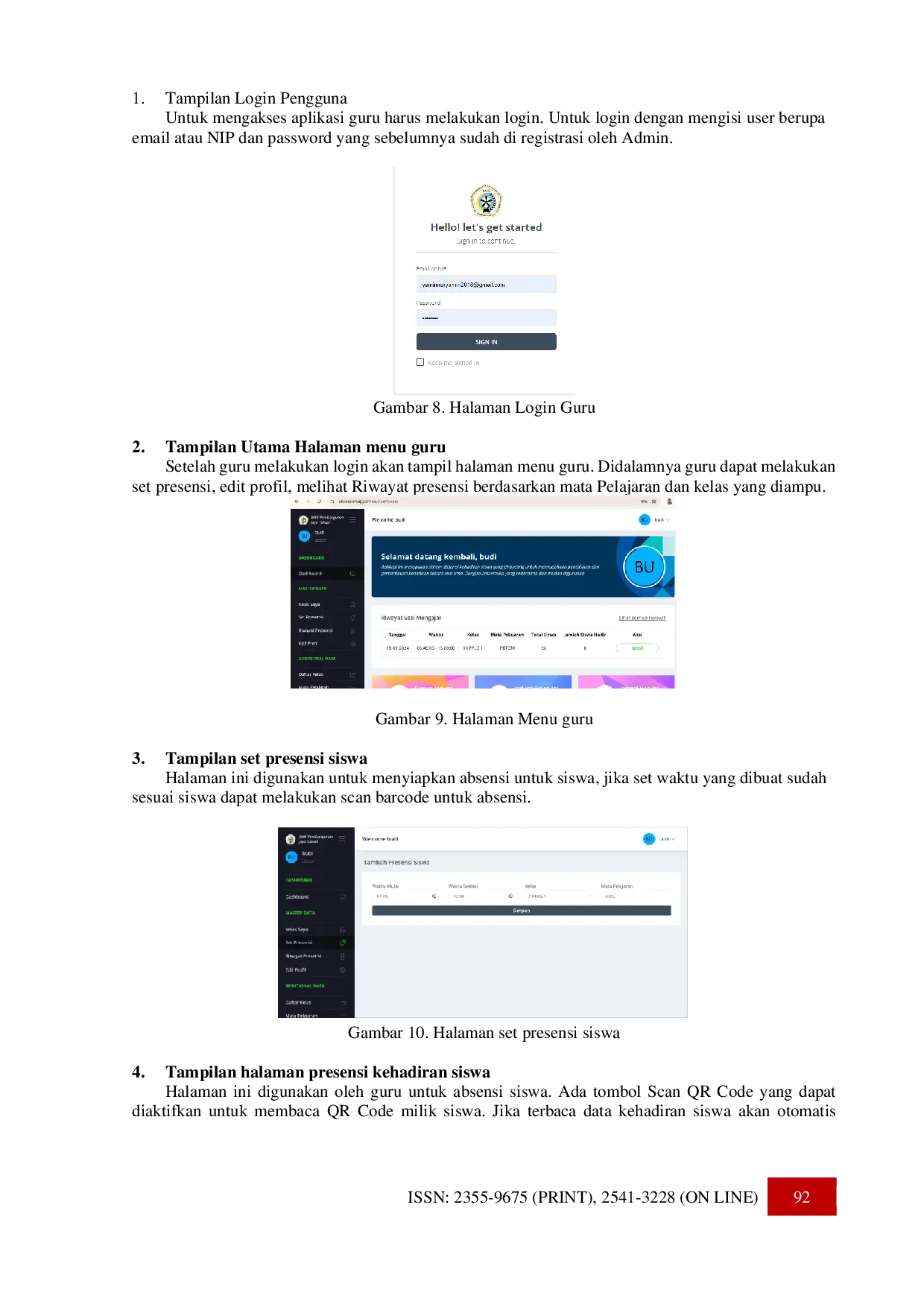 JURIS Perancangan Sistem Informasi Absensi Siswa Menggunakan Teknologi QR Code Berbasis Website