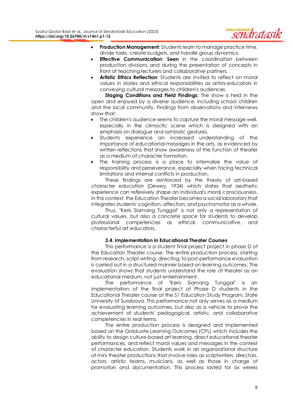 JURIS Keris Siamang Tunggal Alih Wahana Film Upin Ipin Representasi Identitas Budaya dan Nilai Pendidikan dalam Teater Pendidikan